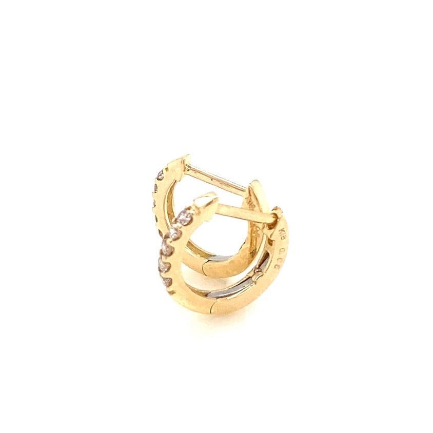 5 Dia Hoop Earrings 0.1ct - JMW Jewelry Wholesale