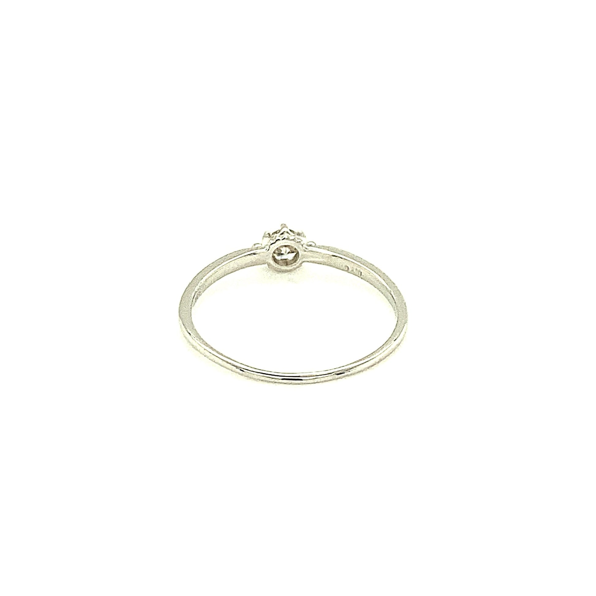 6 Claw Single Diamond Ring 0.1ct - JMW Jewelry Wholesale