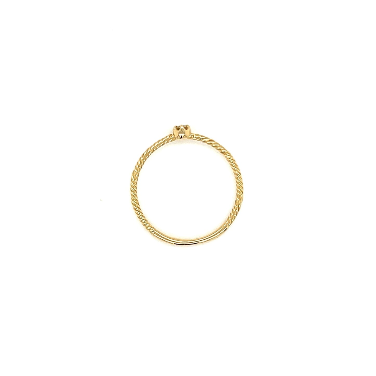 6 Claw Twist Ring 0.06ct - JMW Jewelry Wholesale