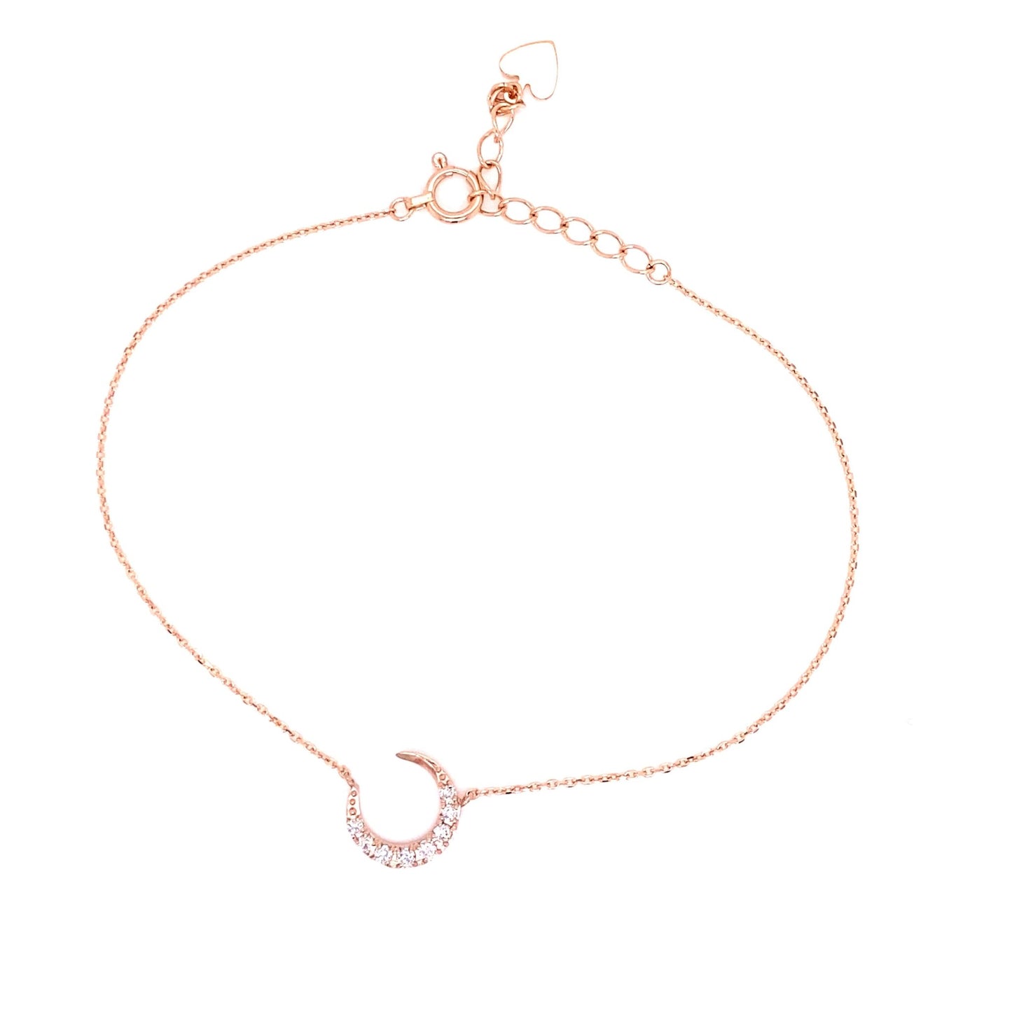 8 Dia Moon Bracelet 0.1ct - JMW Jewelry Wholesale