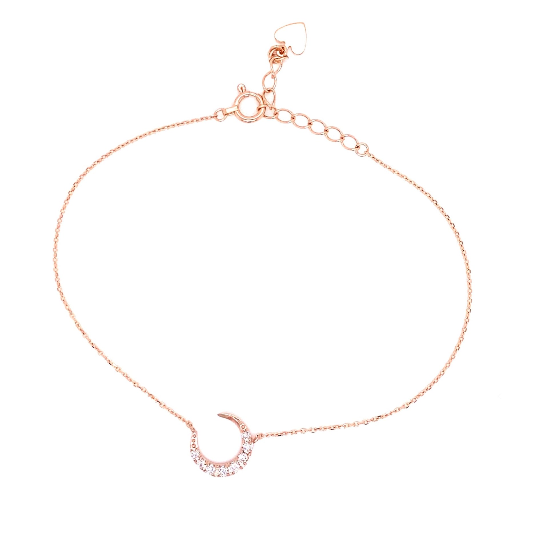 8 Dia Moon Bracelet 0.1ct - JMW Jewelry Wholesale