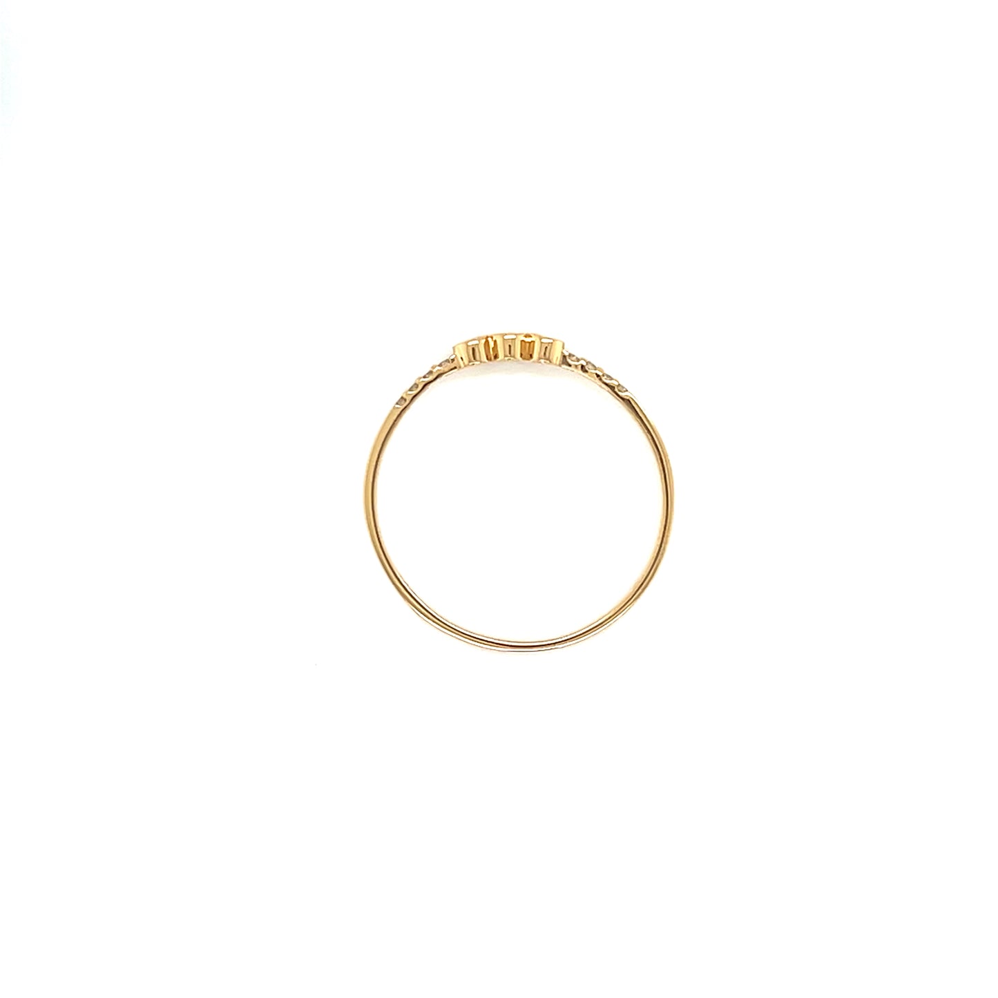 Tri Bezel Ring 0.08ct