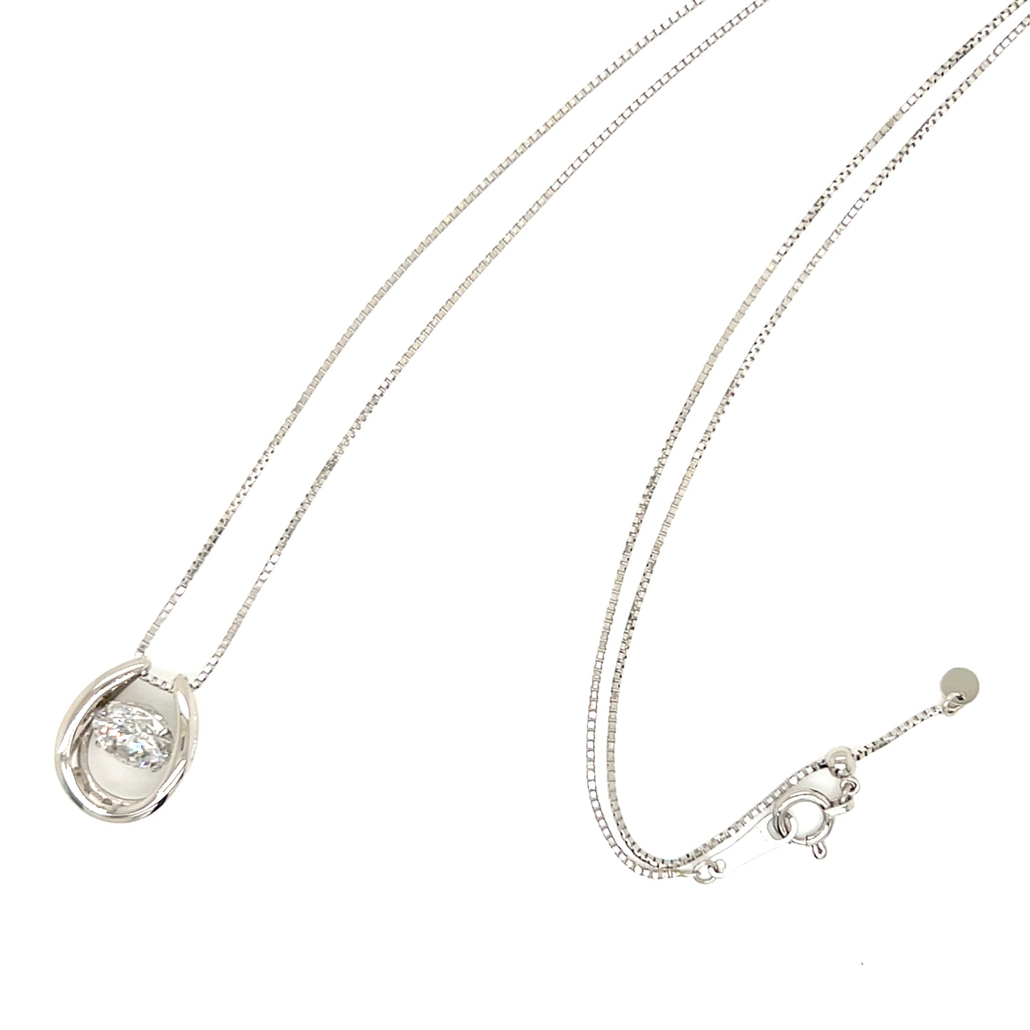 DS Horseshoe Necklace 1ct