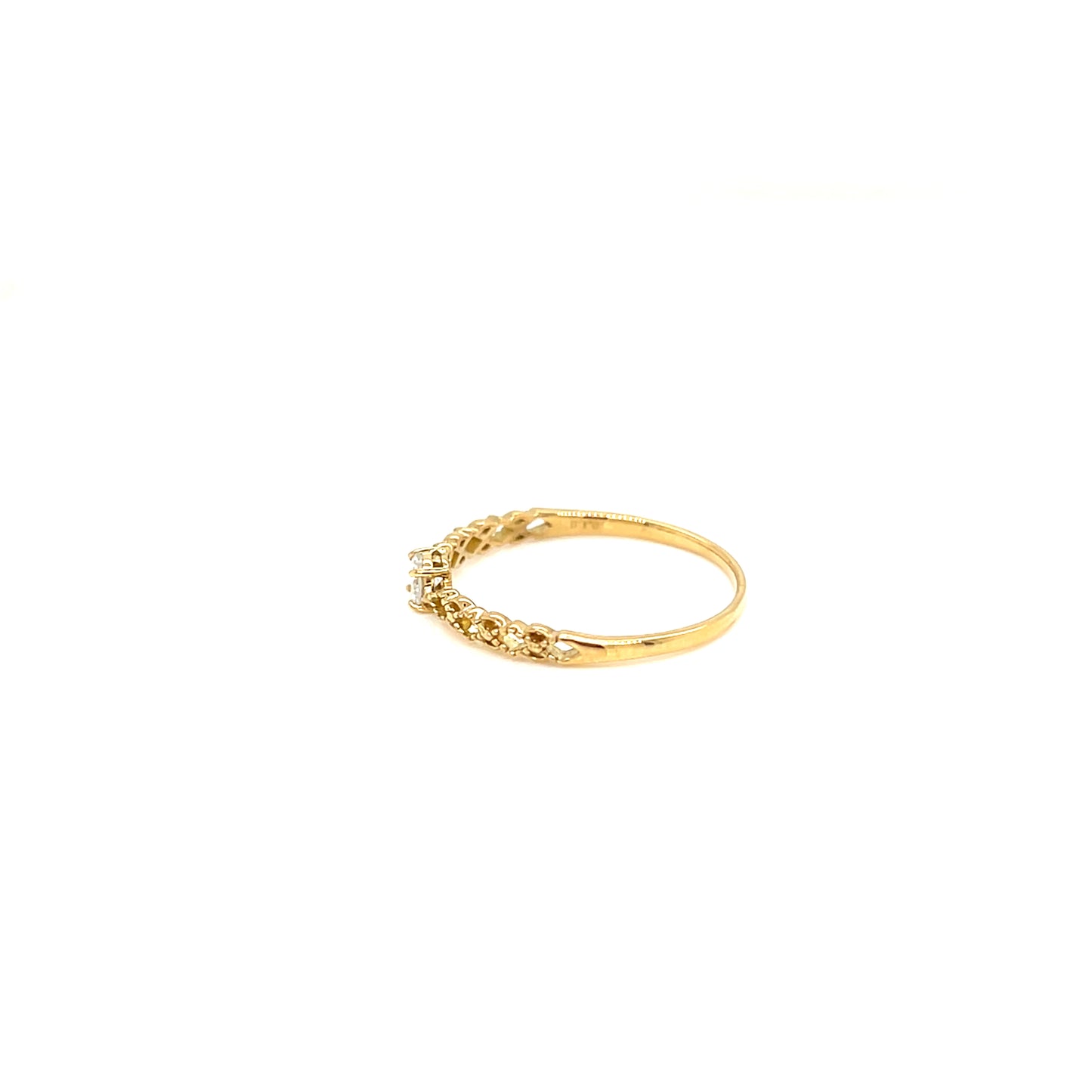 4-prong Dia Antique Ring 0.1ct