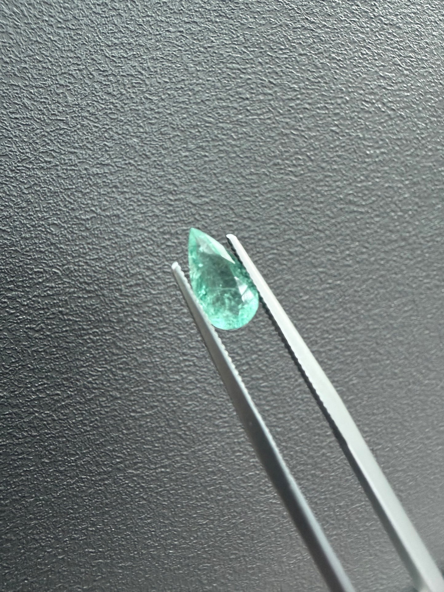 Soft Blue Paraiba Tourmaline – 1.03ct Pear Shape