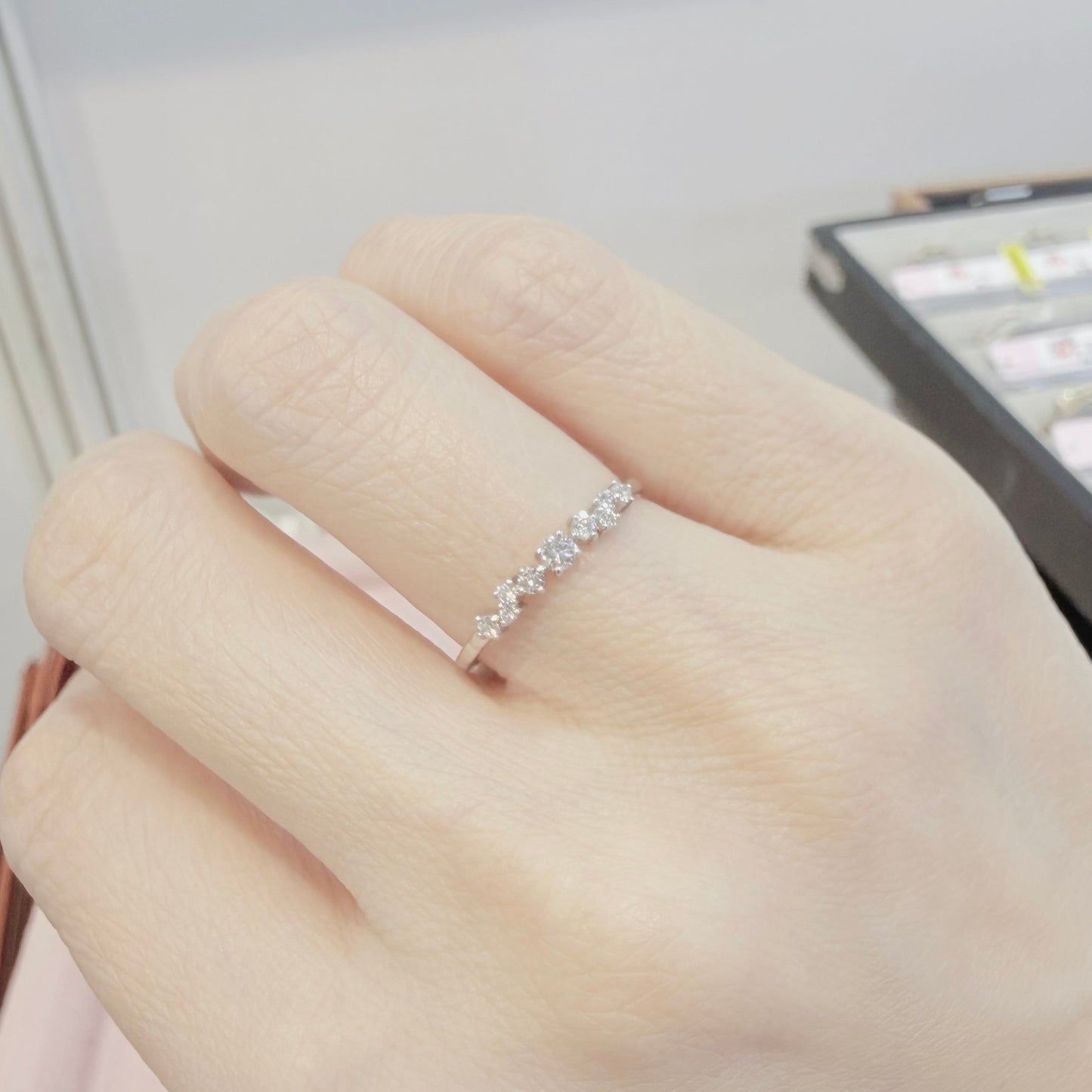 Twist Half Eternity Ring 0.15ct