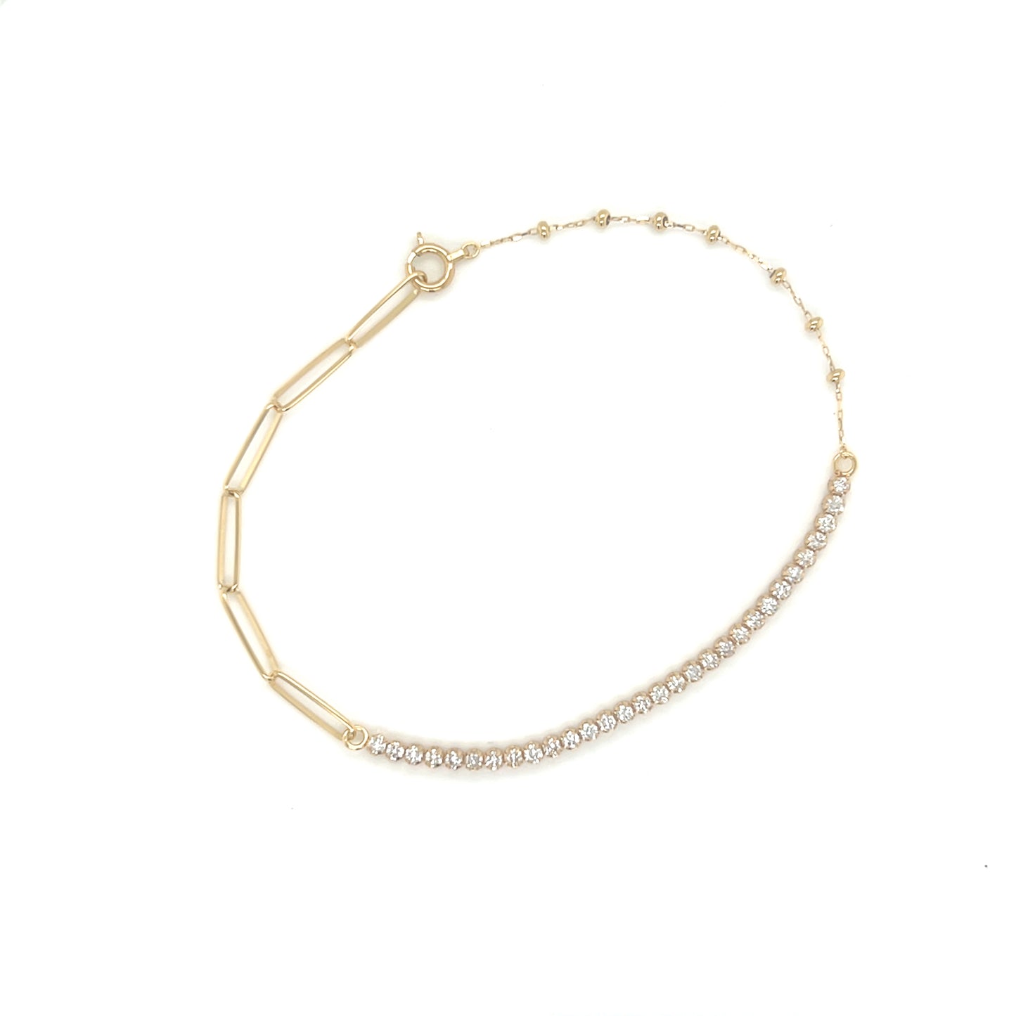 Pariba Tourmaline Round Flower Necklace 0.05/0.06ct