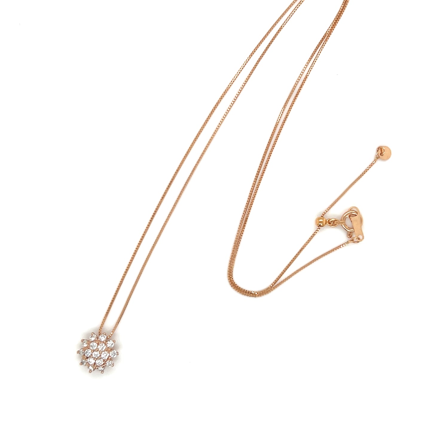 Sunflower Necklace 0.3ct