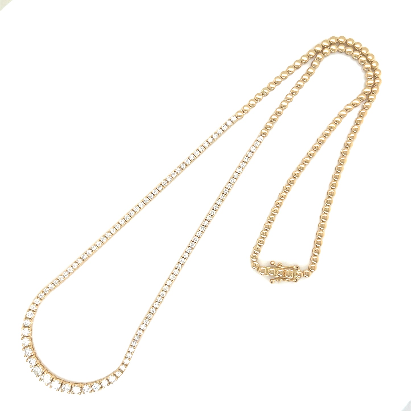 Half Gradual Tennis Necklace 2ct