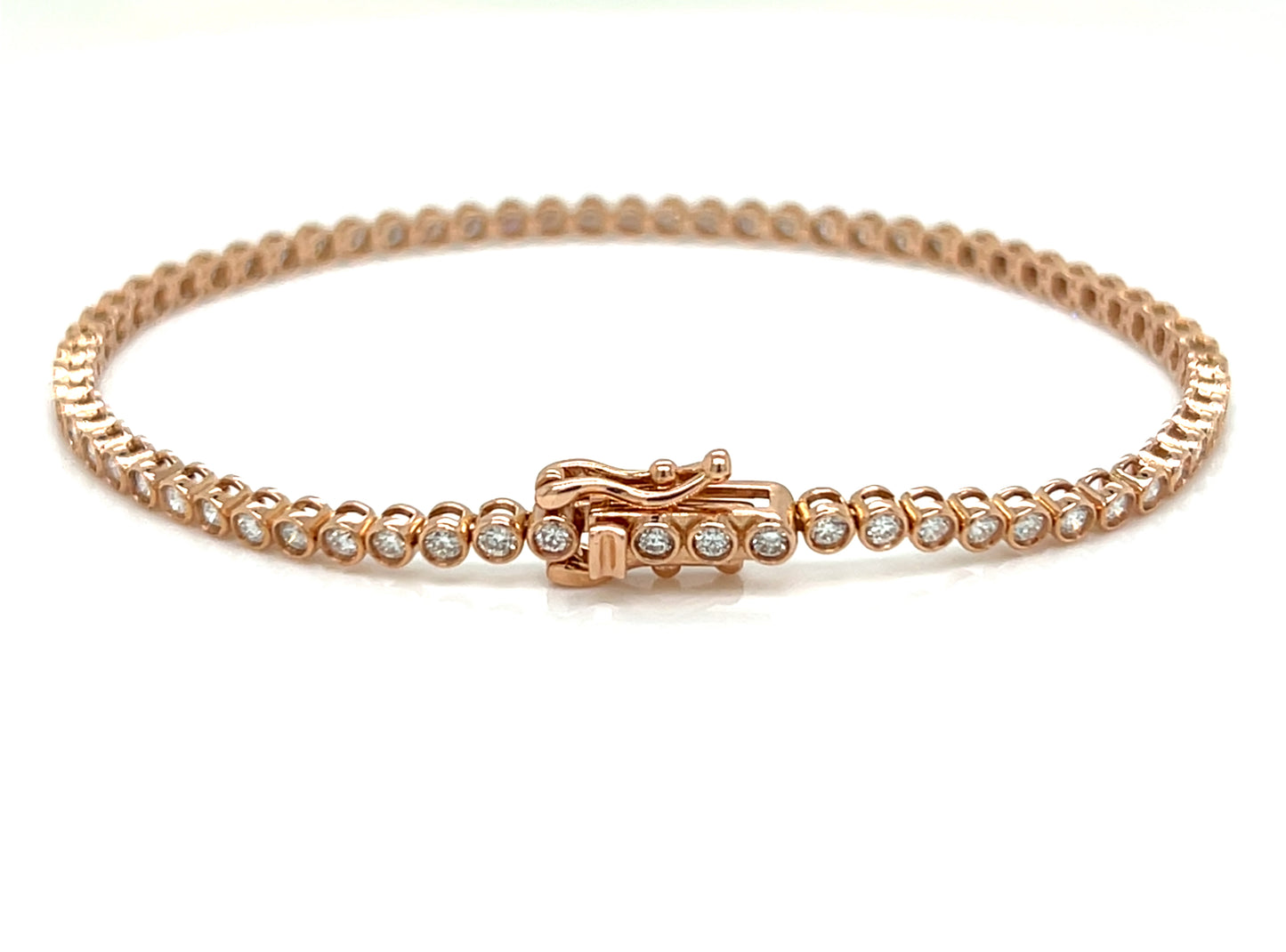 Bezel Tennis Bracelet 1.5ct