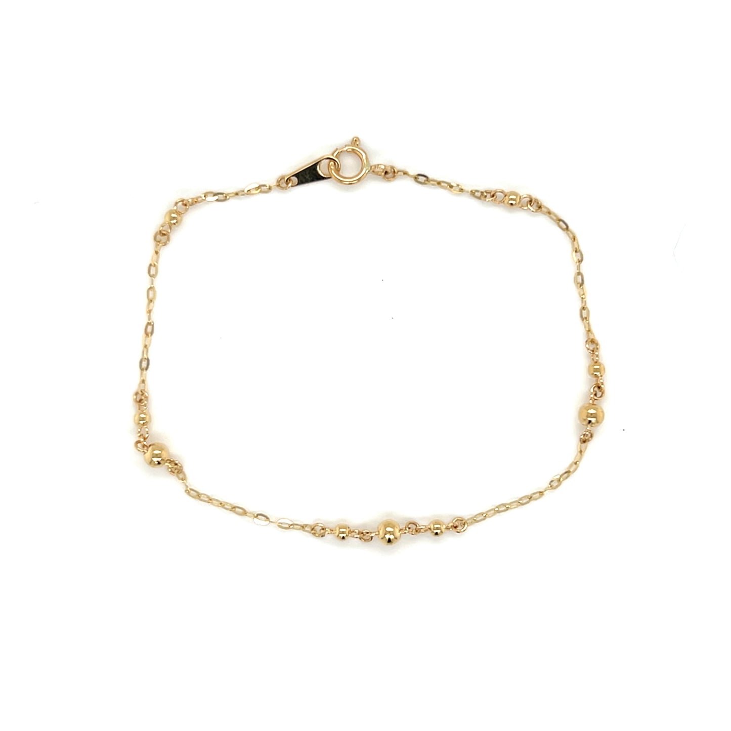 Gold Gradual Ball Bracelet