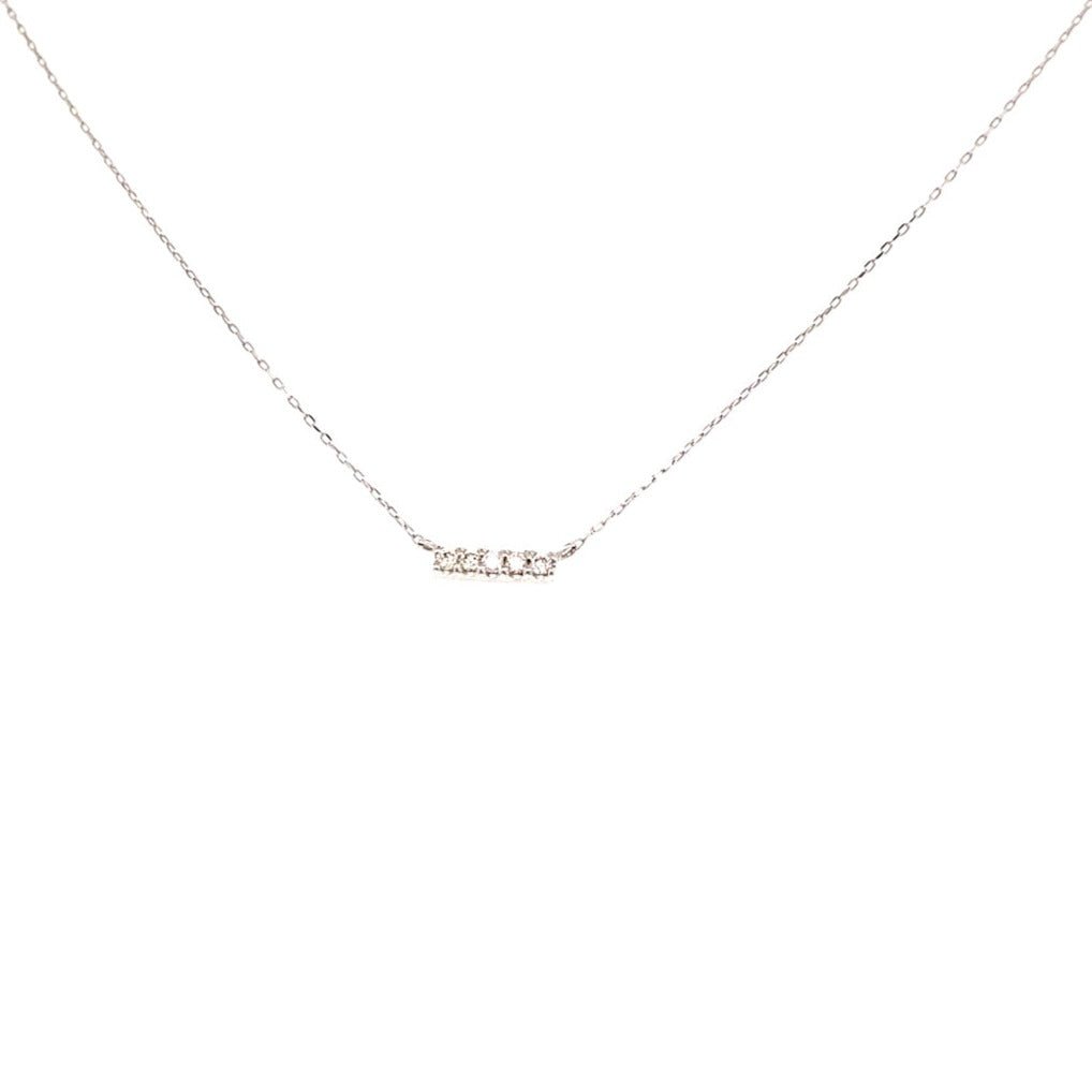 Balance Beam Necklace 0.05ct - JMW Jewelry Wholesale