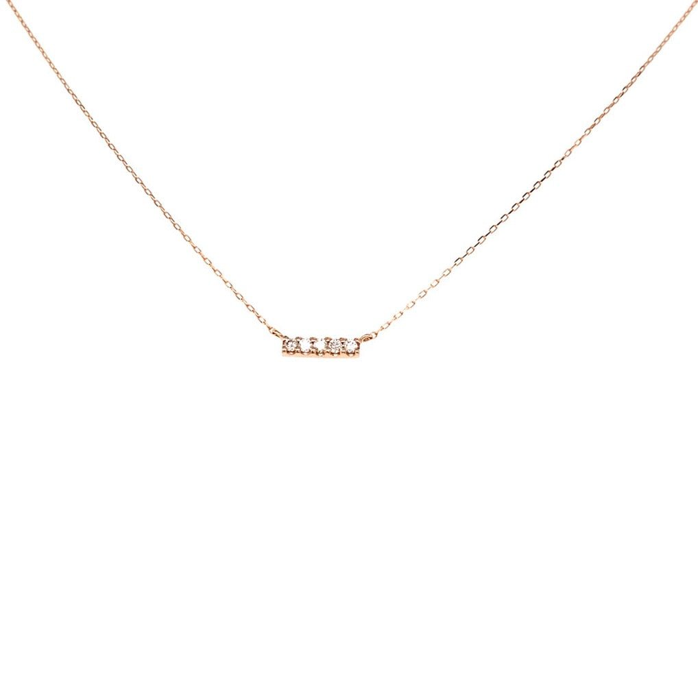 Balance Beam Necklace 0.05ct - JMW Jewelry Wholesale