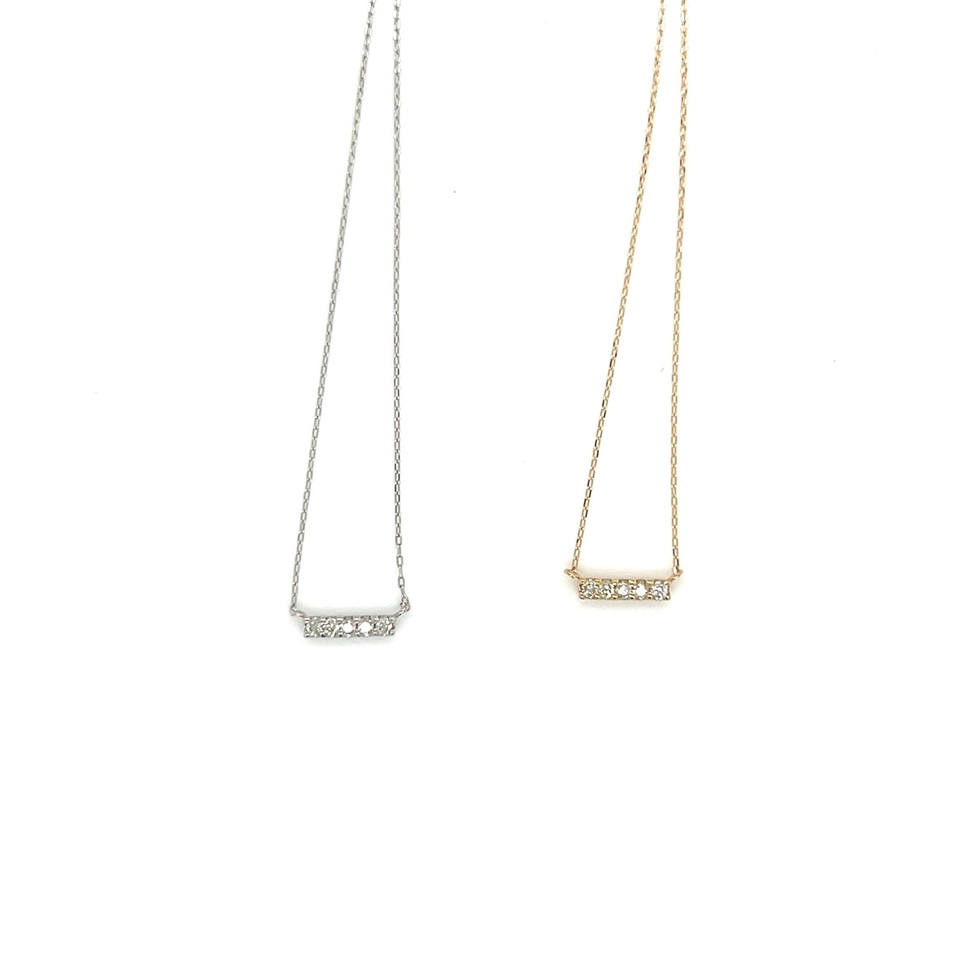 Balance Beam Necklace 0.05ct - JMW Jewelry Wholesale