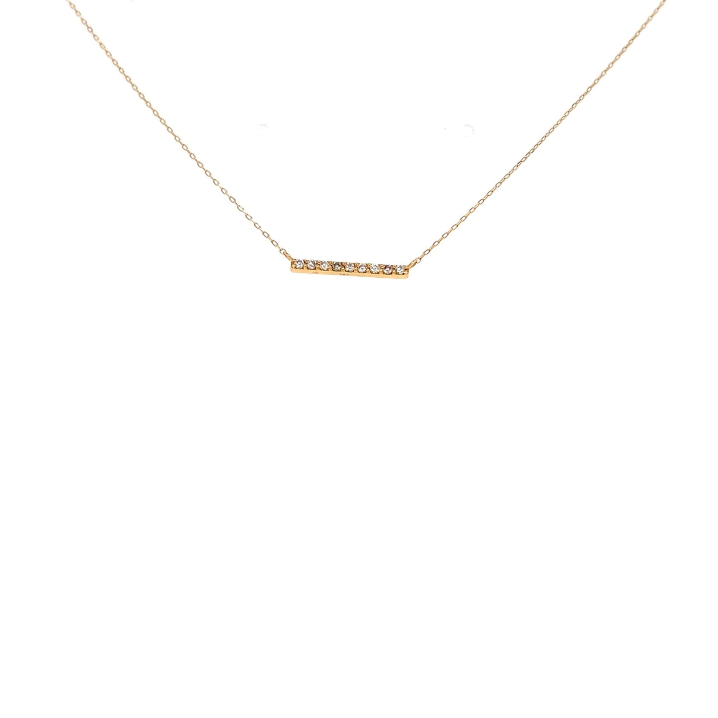 Balance Beam Necklace 0.1ct - JMW Jewelry Wholesale