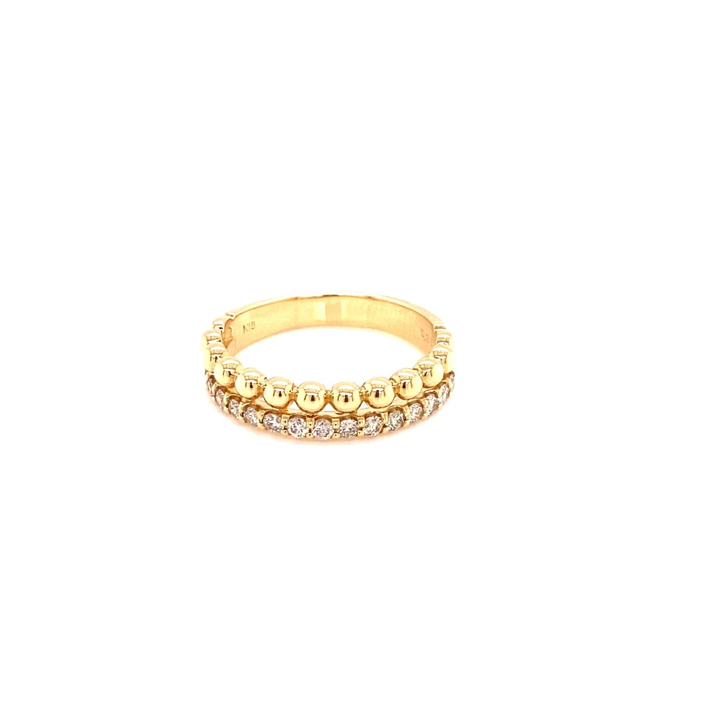 Beads Half Eternity Ring 0.35ct - JMW Jewelry Wholesale