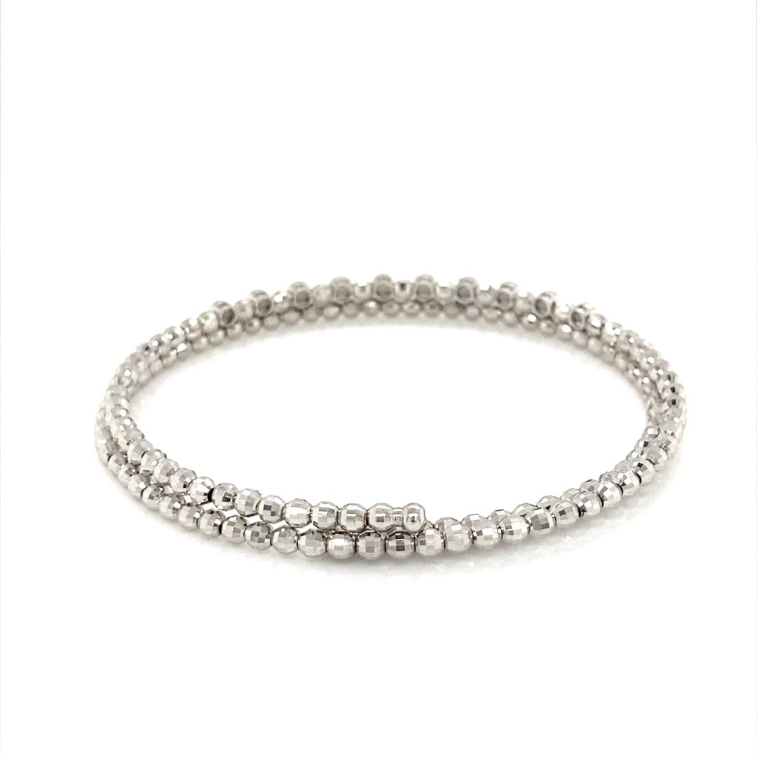 Bezel Diamond Flexi Bangle 0.3ct - JMW Jewelry Wholesale