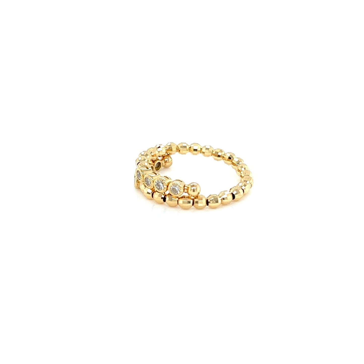 Bezel Half Eternity Flexi Ring 0.25ct - JMW Jewelry Wholesale