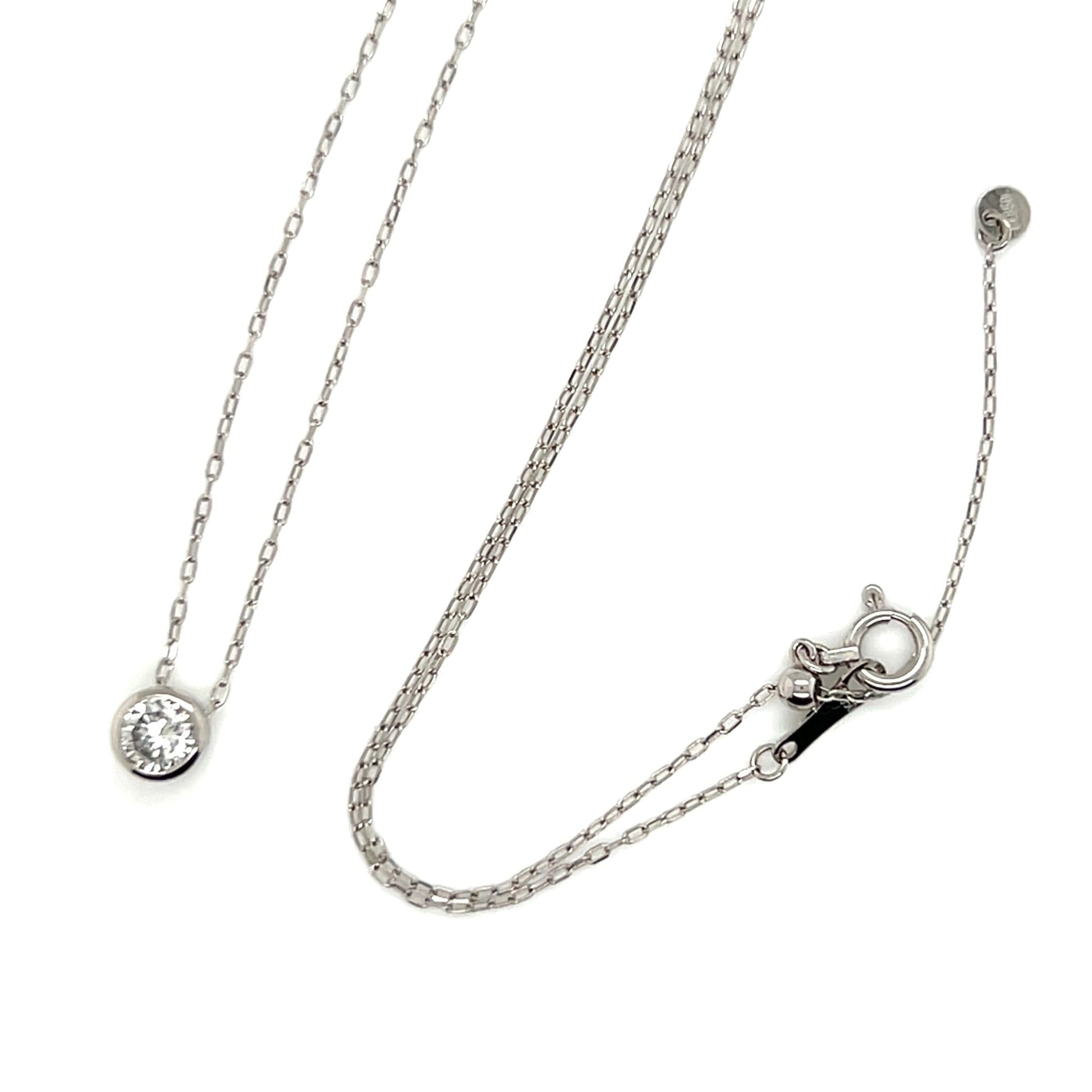 Bezel movable Necklace 0.3ct - JMW Jewelry Wholesale