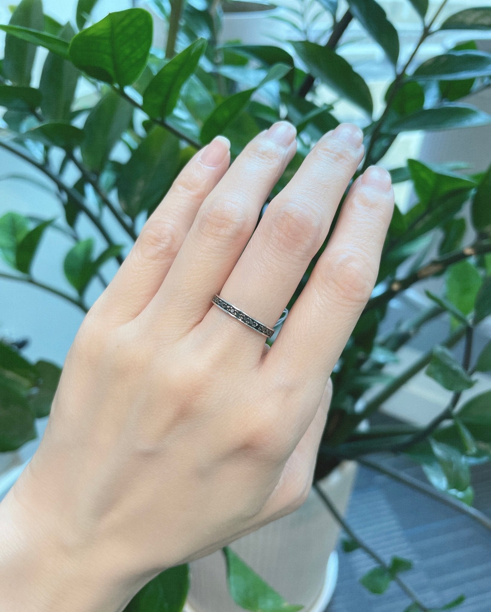 Black Dia Full Channel Ring 0.3ct - JMW Jewelry Wholesale