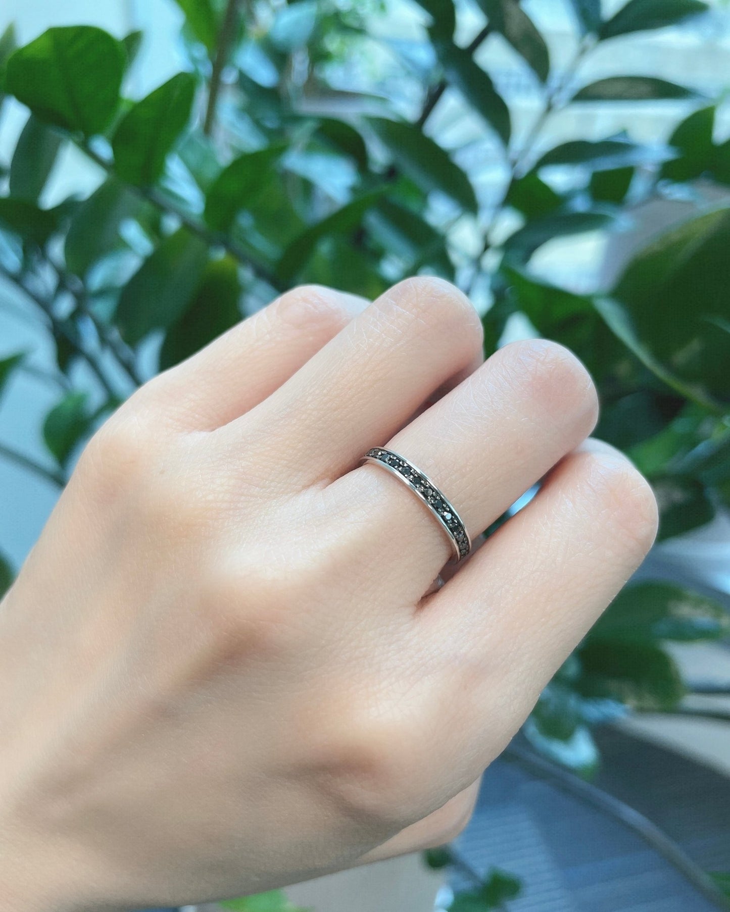 Black Dia Full Channel Ring 0.3ct - JMW Jewelry Wholesale