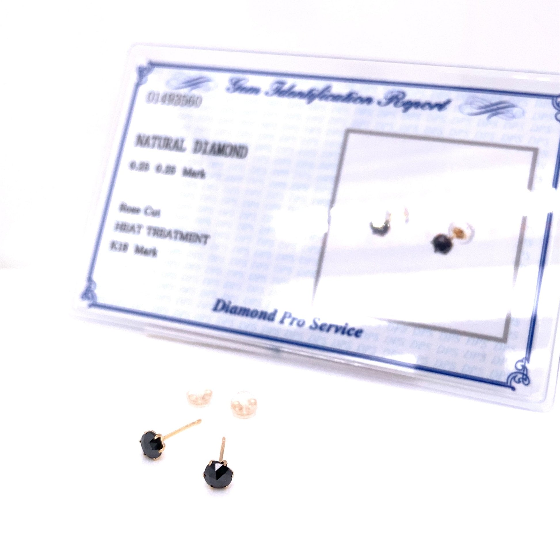 Black Diamond Earrings 0.5ct - JMW Jewelry Wholesale