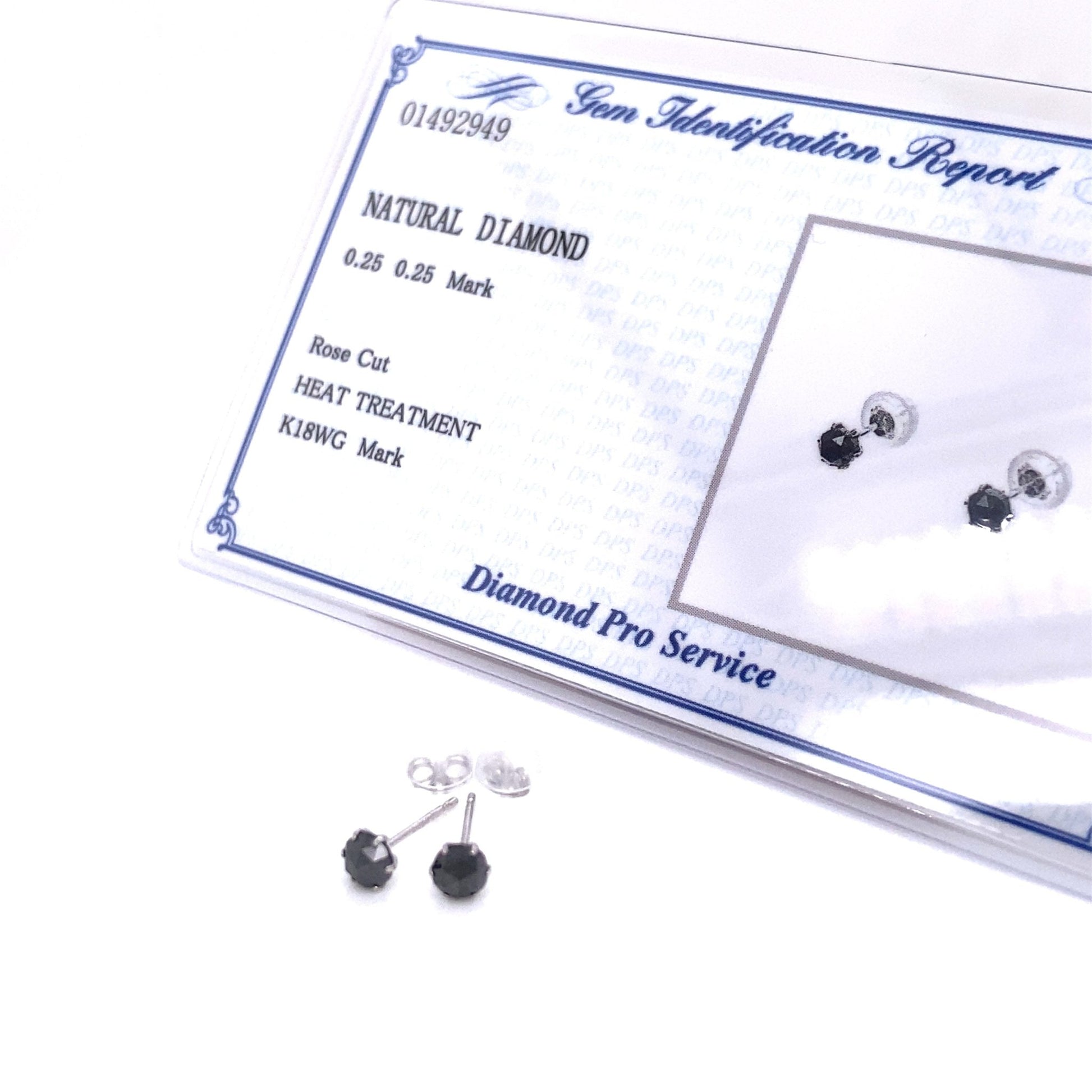 Black Diamond Earrings 0.5ct - JMW Jewelry Wholesale