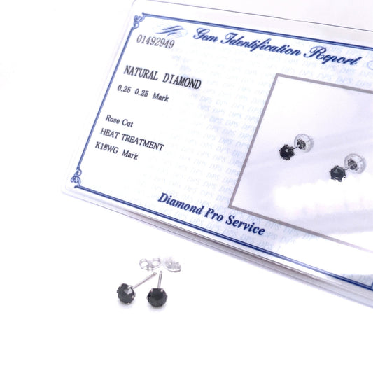 Black Diamond Earrings 0.5ct - JMW Jewelry Wholesale