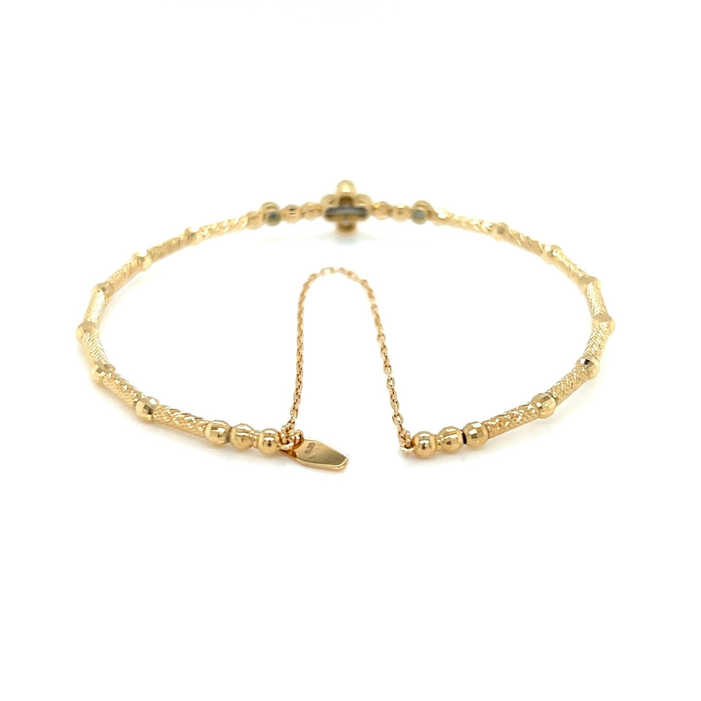 Clover Flexi Bangle 0.2ct - JMW Jewelry Wholesale