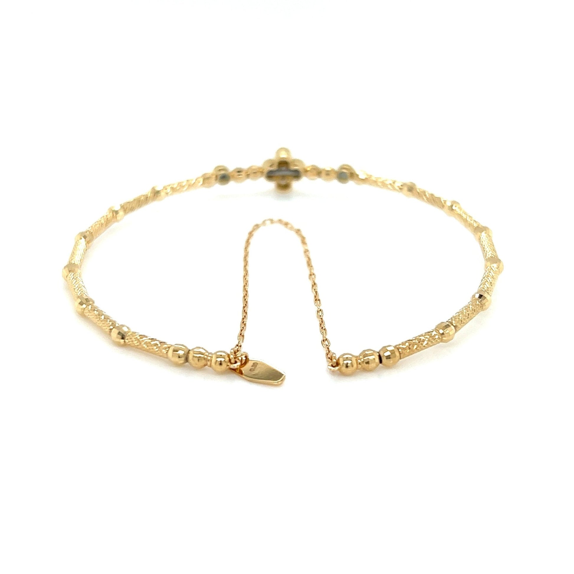 Clover Flexi Bangle 0.2ct - JMW Jewelry Wholesale