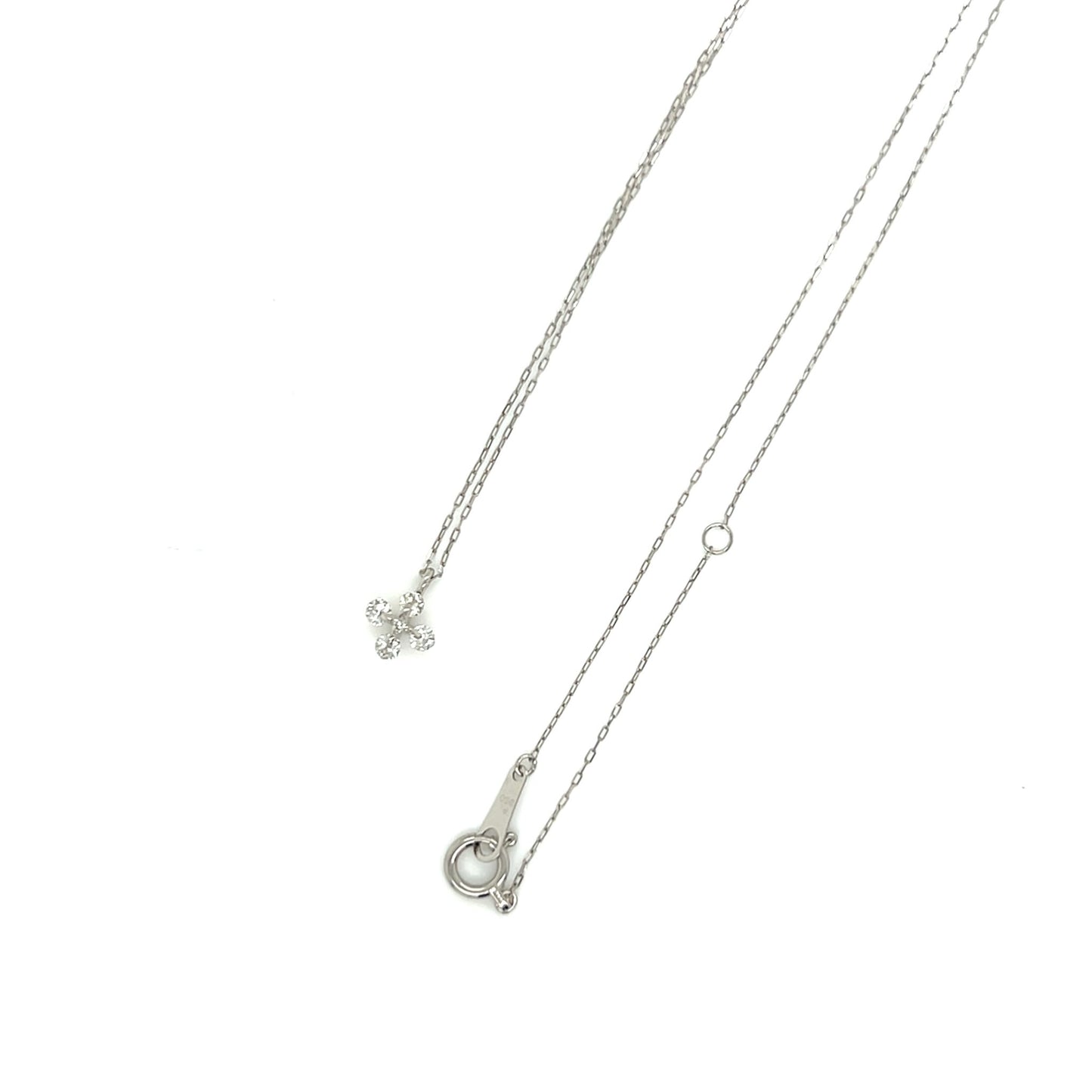 Cross Flower Necklace 0.12ct - JMW Jewelry Wholesale