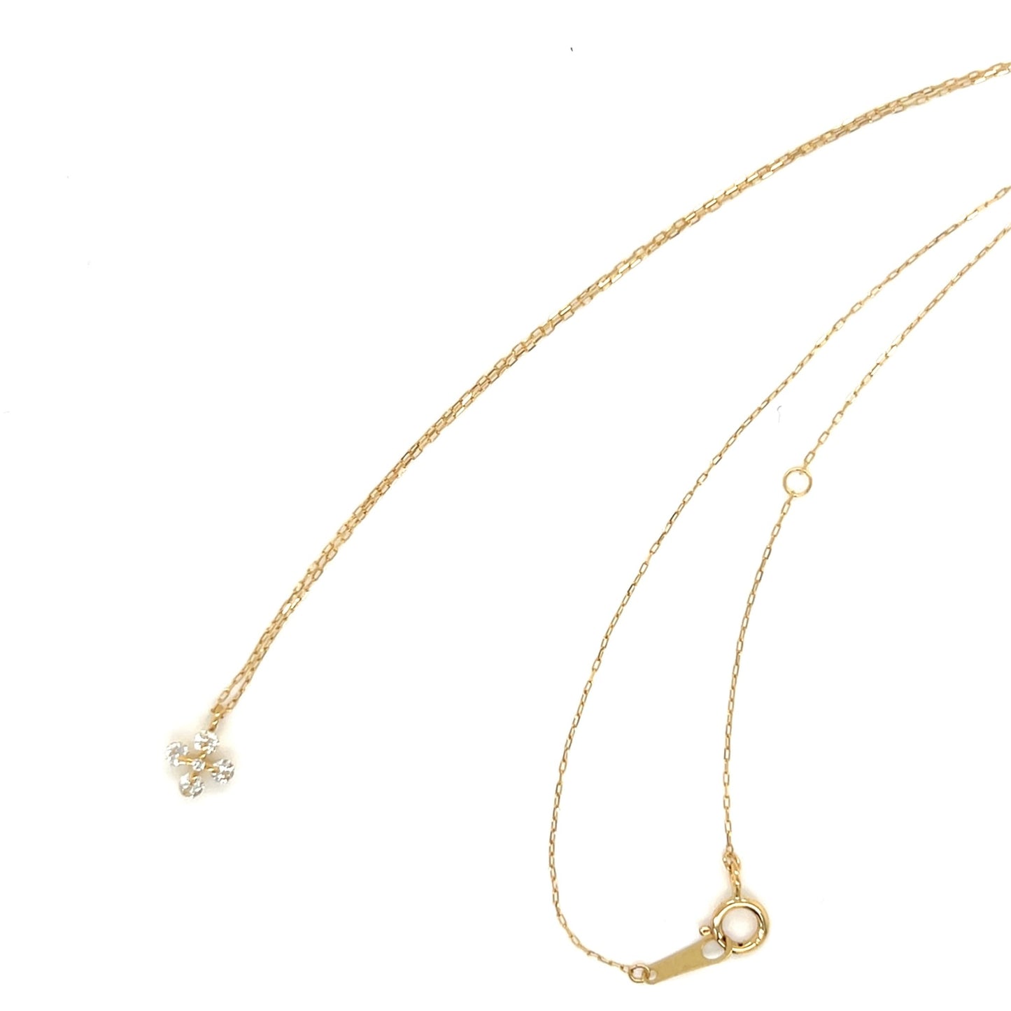Cross Flower Necklace 0.12ct - JMW Jewelry Wholesale