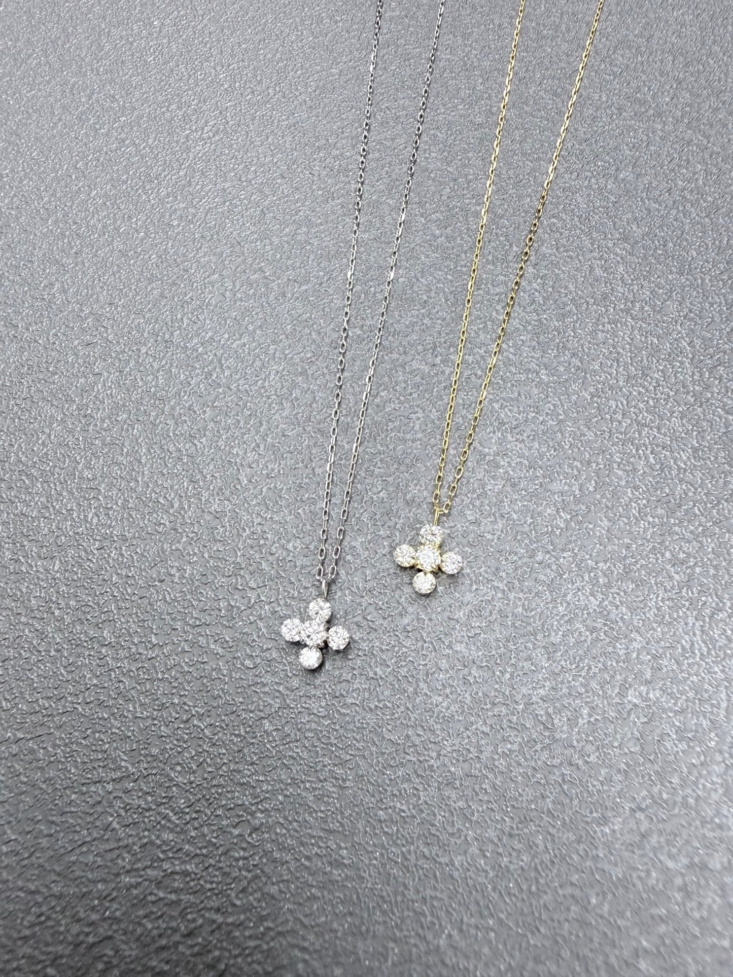 Cross Flower Necklace 0.2ct - JMW Jewelry Wholesale