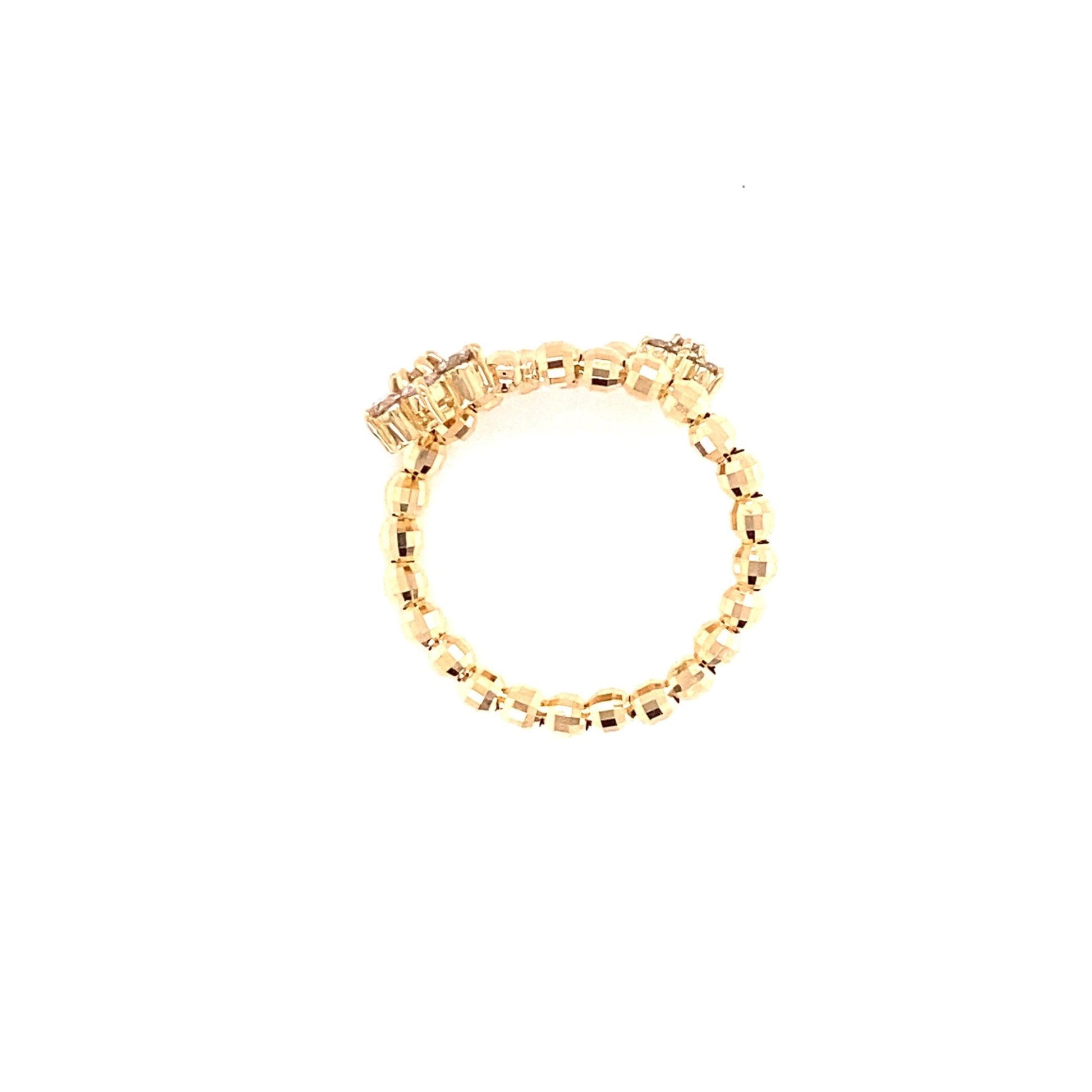 Double Hexagram Star Flexi Ring 0.4ct - JMW Jewelry Wholesale