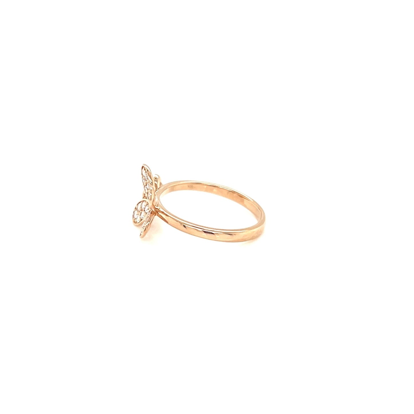 Floral Butterfly Ring 0.23ct - JMW Jewelry Wholesale