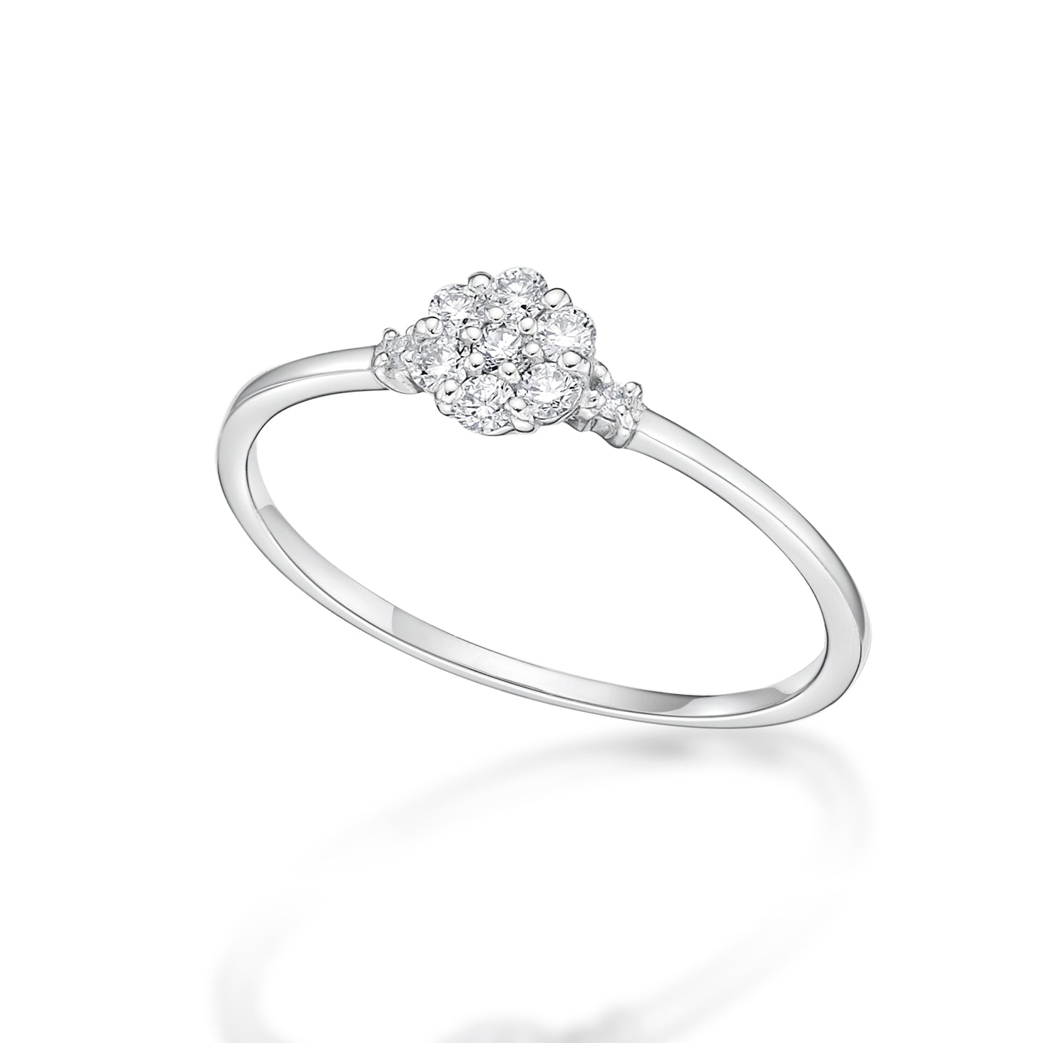 Flower Ring 0.13ct - JMW Jewelry Wholesale