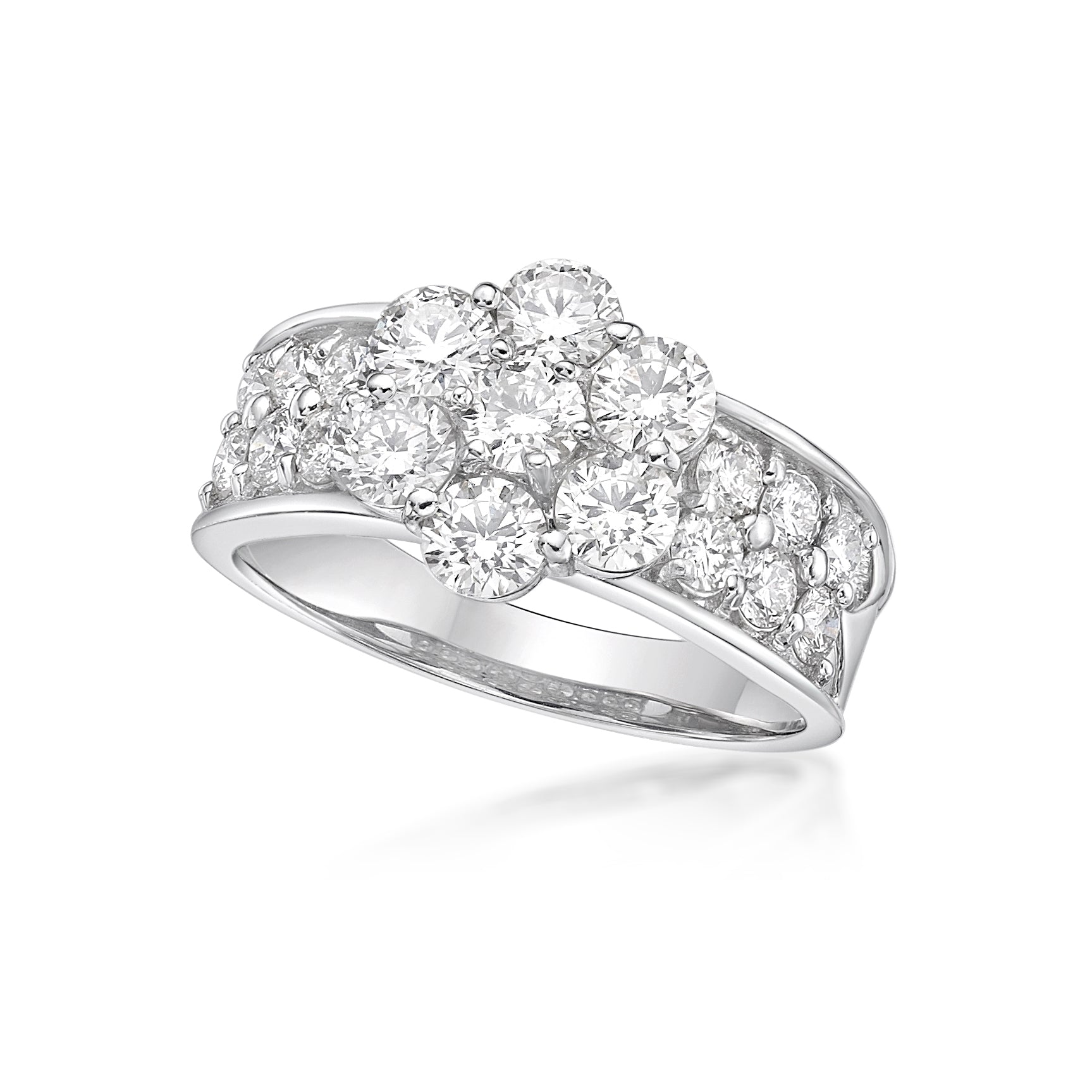 Flower Ring 1.80ct - JMW Jewelry Wholesale