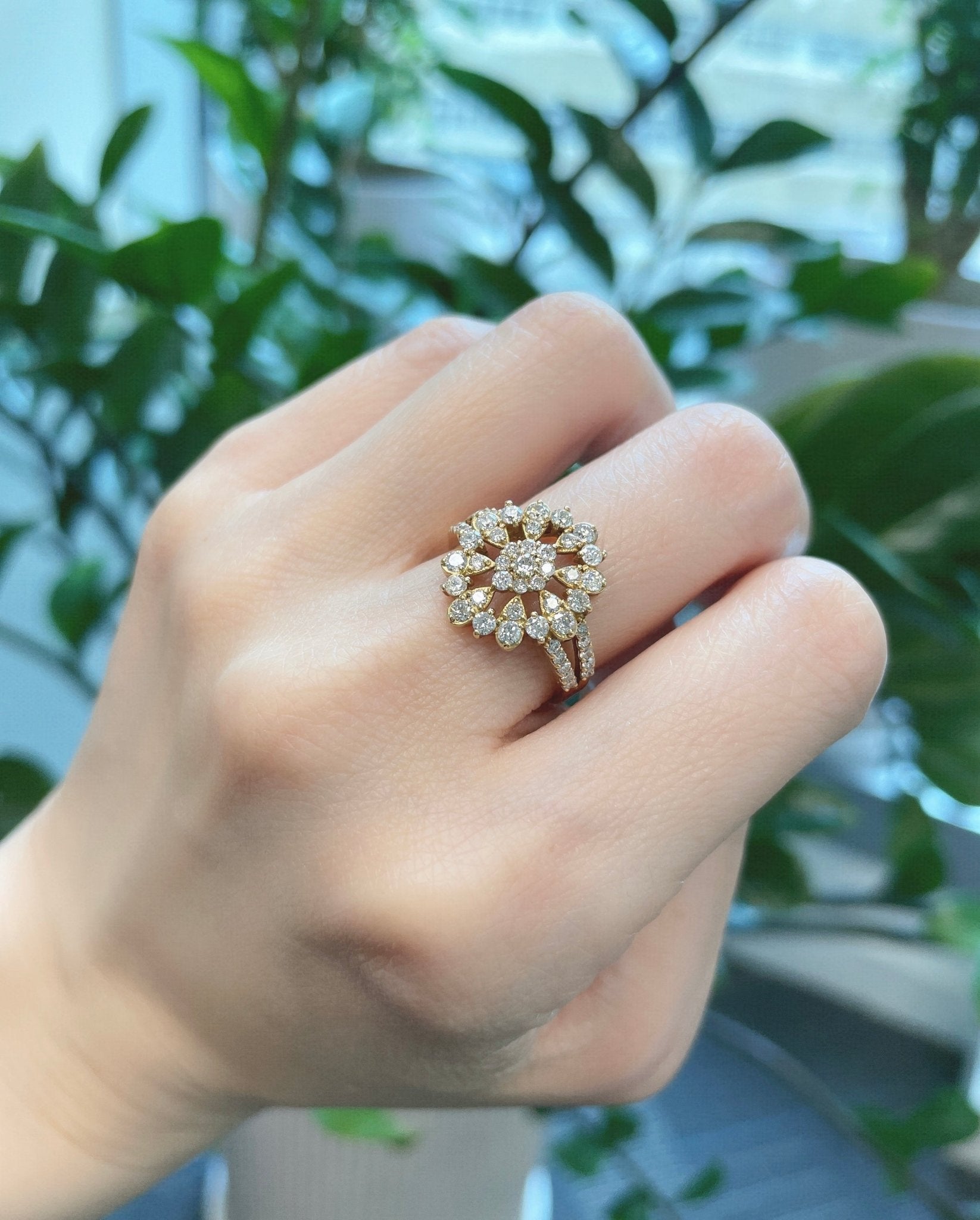 Flower Ring 1ct - JMW Jewelry Wholesale