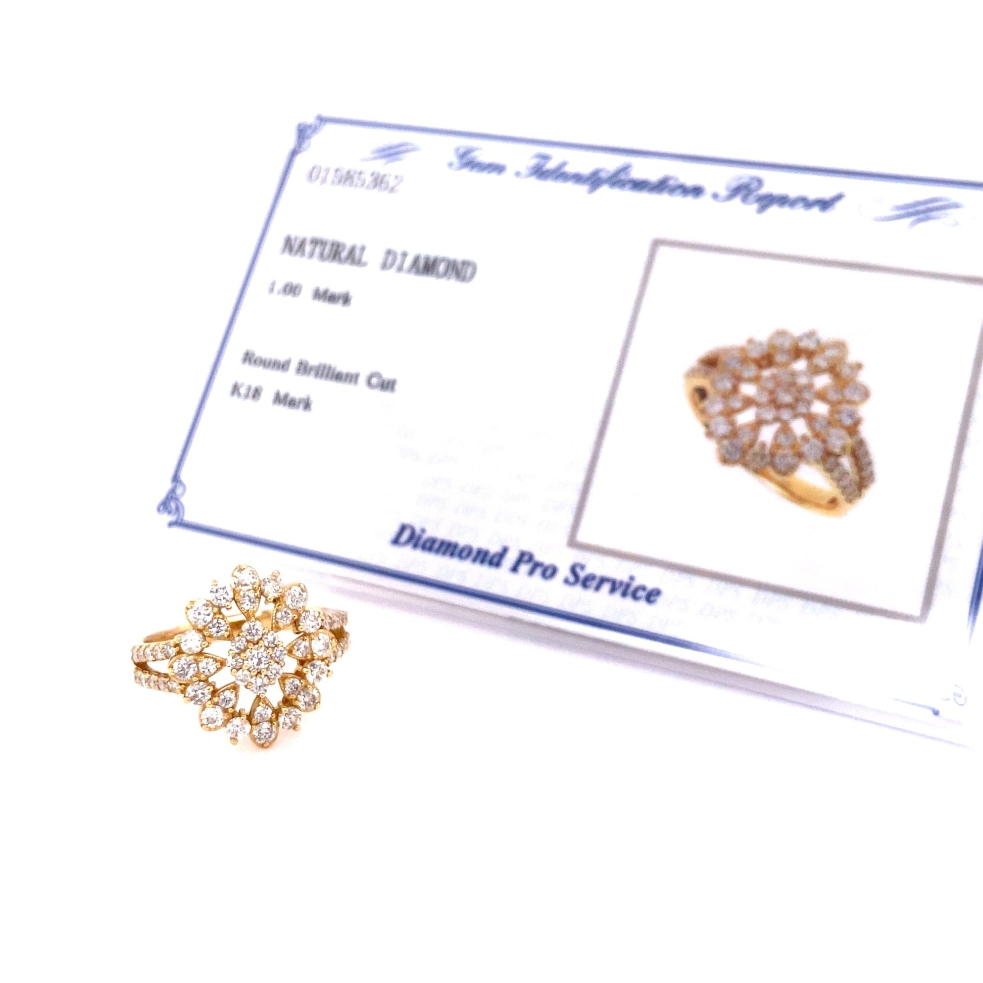 Flower Ring 1ct - JMW Jewelry Wholesale