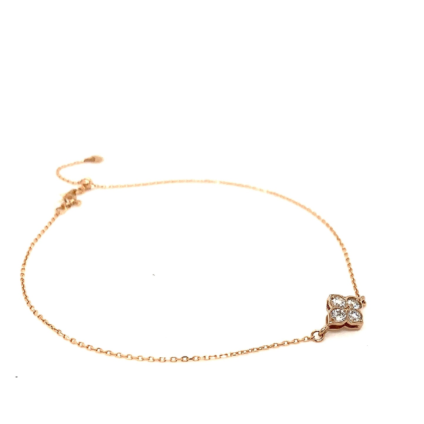 Four petal tip flower Bracelet 0.2ct - JMW Jewelry Wholesale