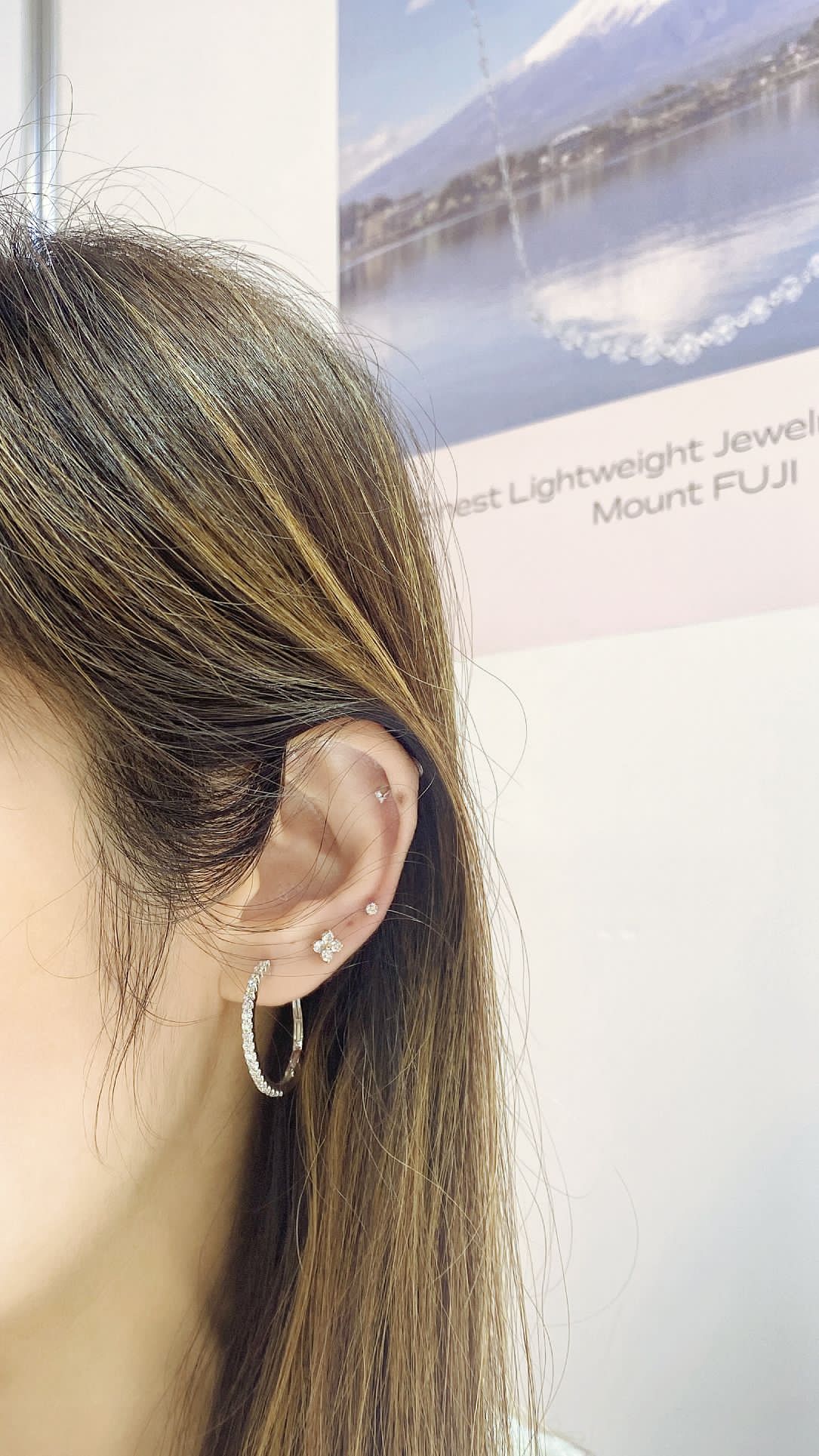 Four petals Flower earrings 0.5ct - JMW Jewelry Wholesale