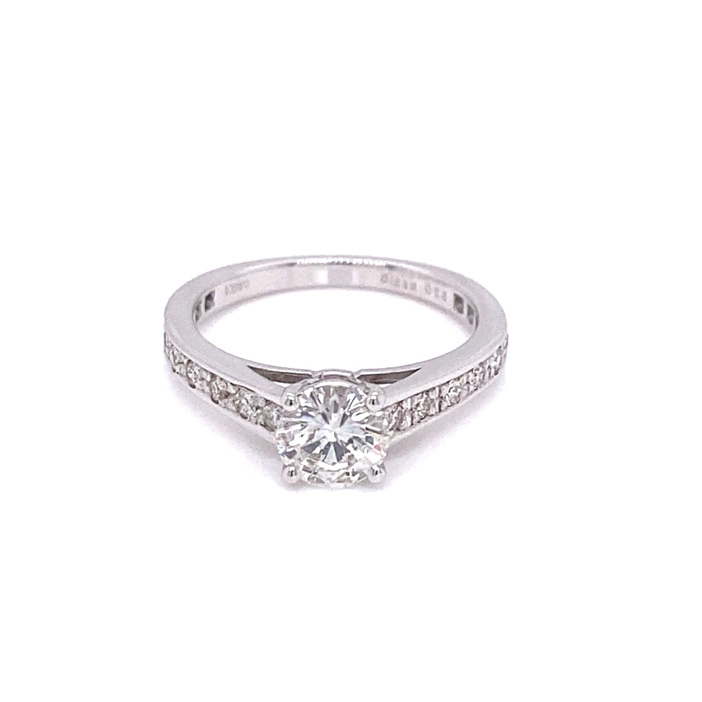 Four prong pave ring 0.5/0.16ct - JMW Jewelry Wholesale