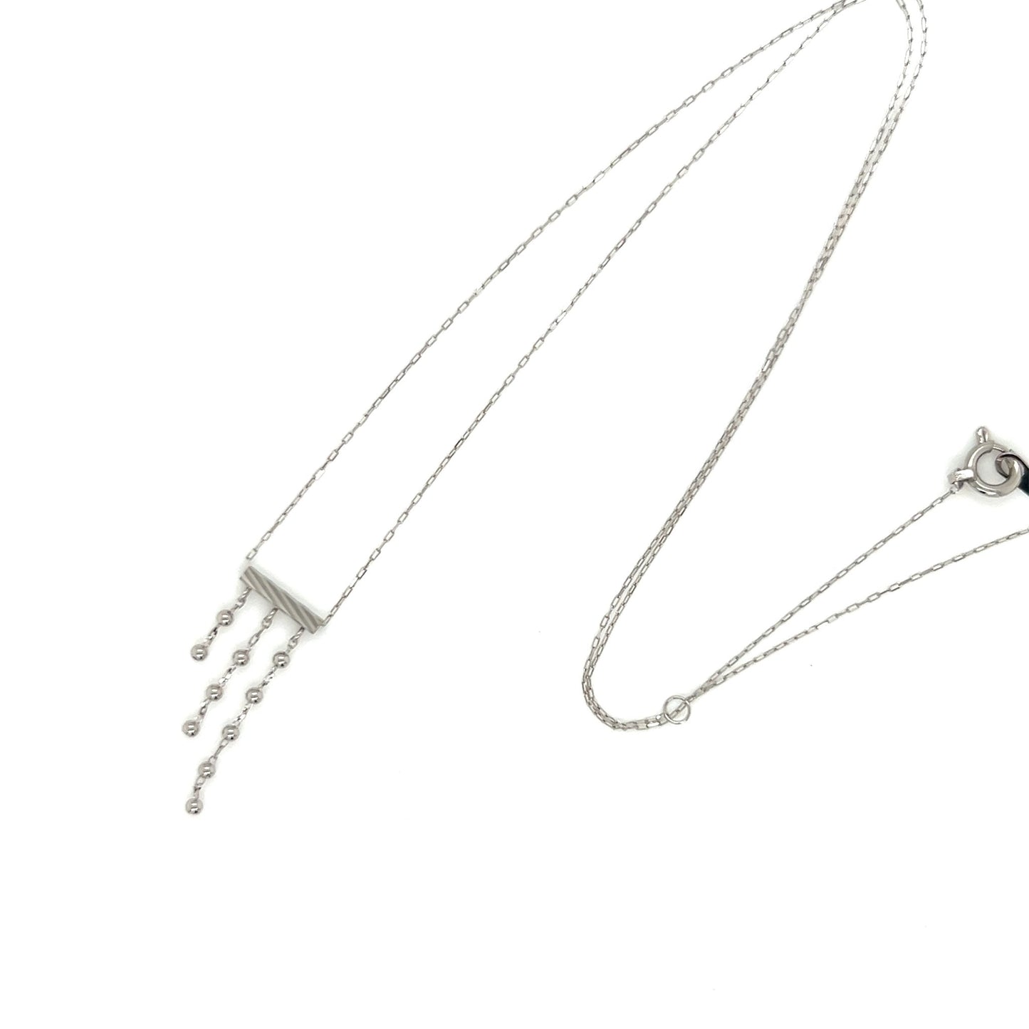 Gold 3 SL Dangle Beads Necklace - JMW Jewelry Wholesale