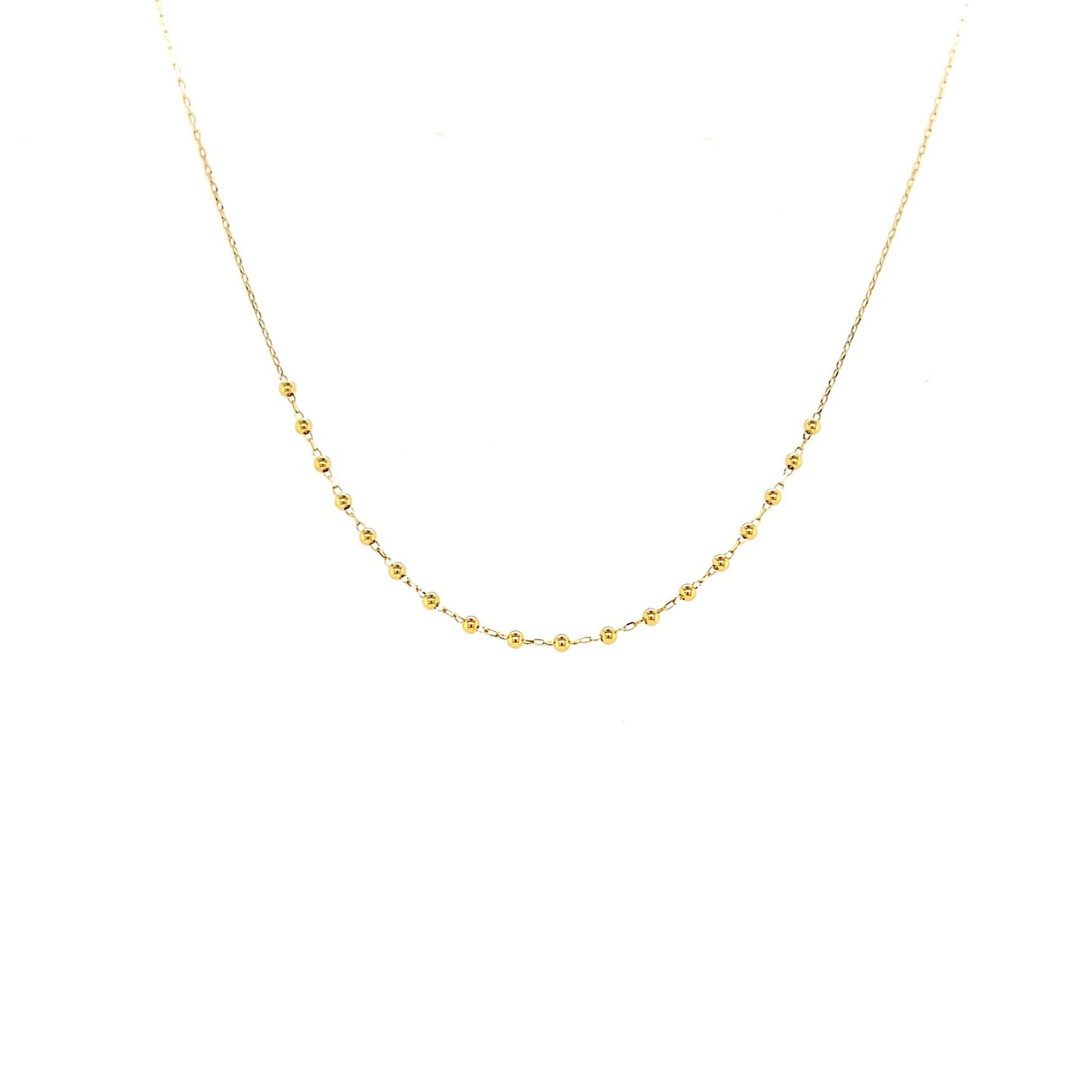 Gold Beads Necklace - JMW Jewelry Wholesale