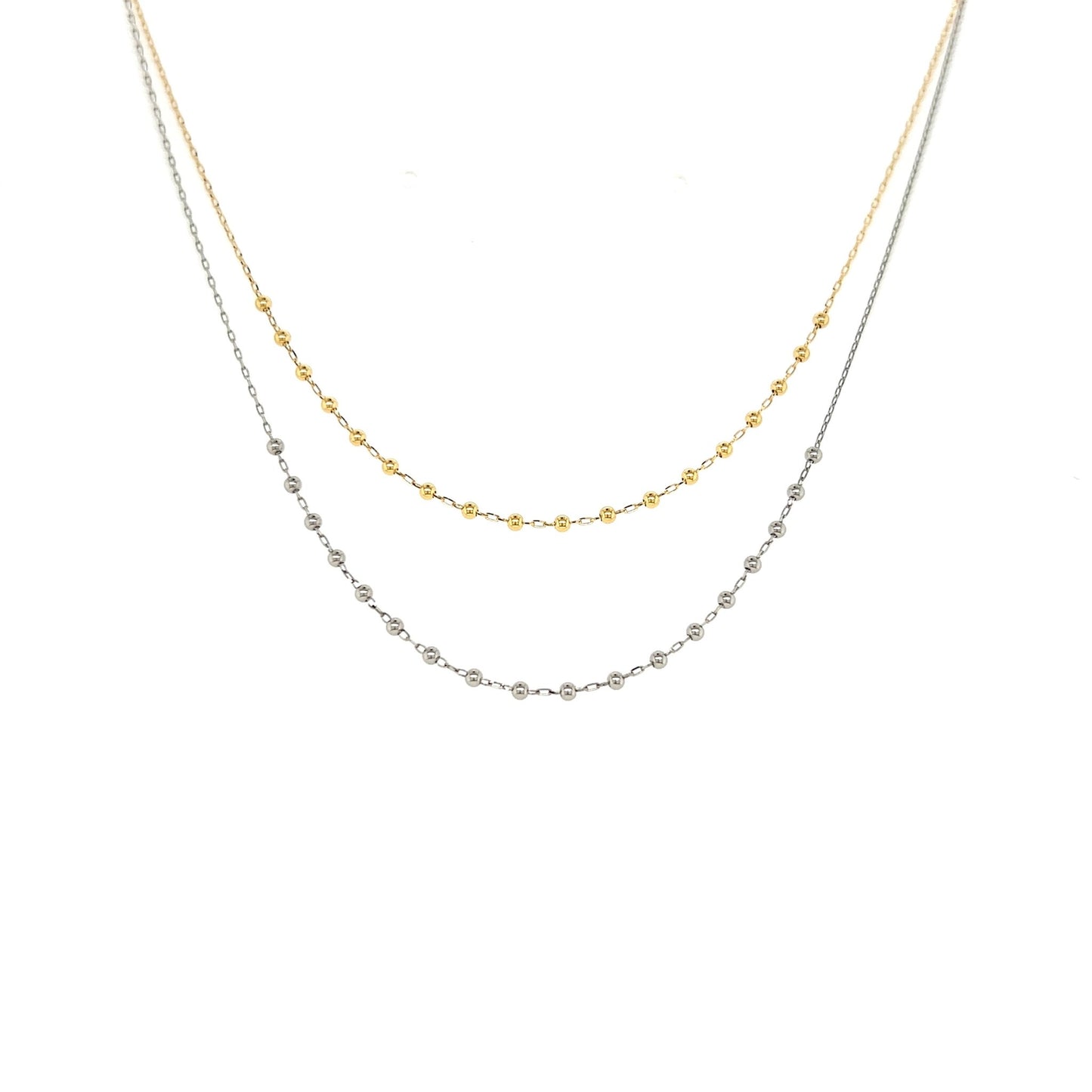 Gold Beads Necklace - JMW Jewelry Wholesale