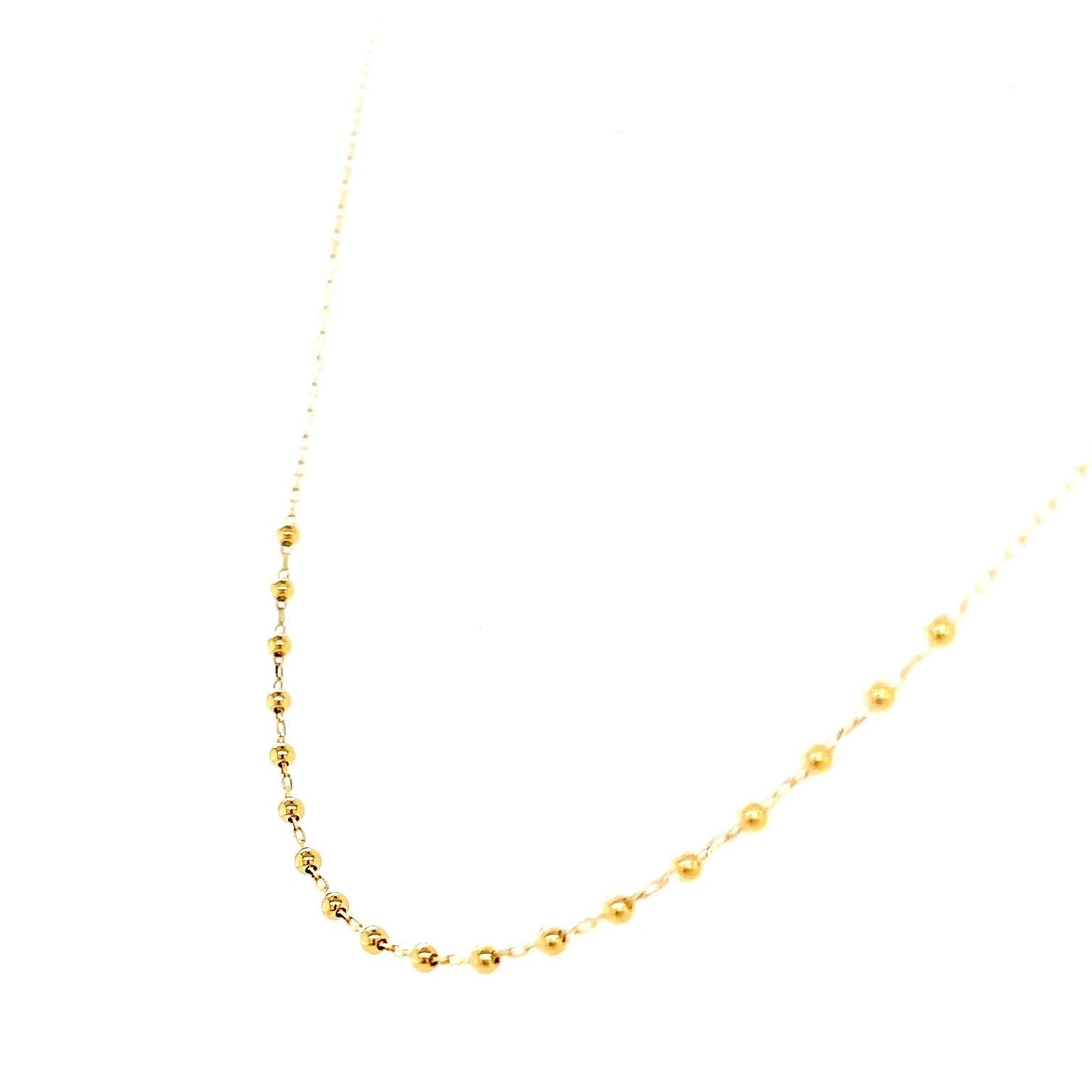 Gold Beads Necklace - JMW Jewelry Wholesale