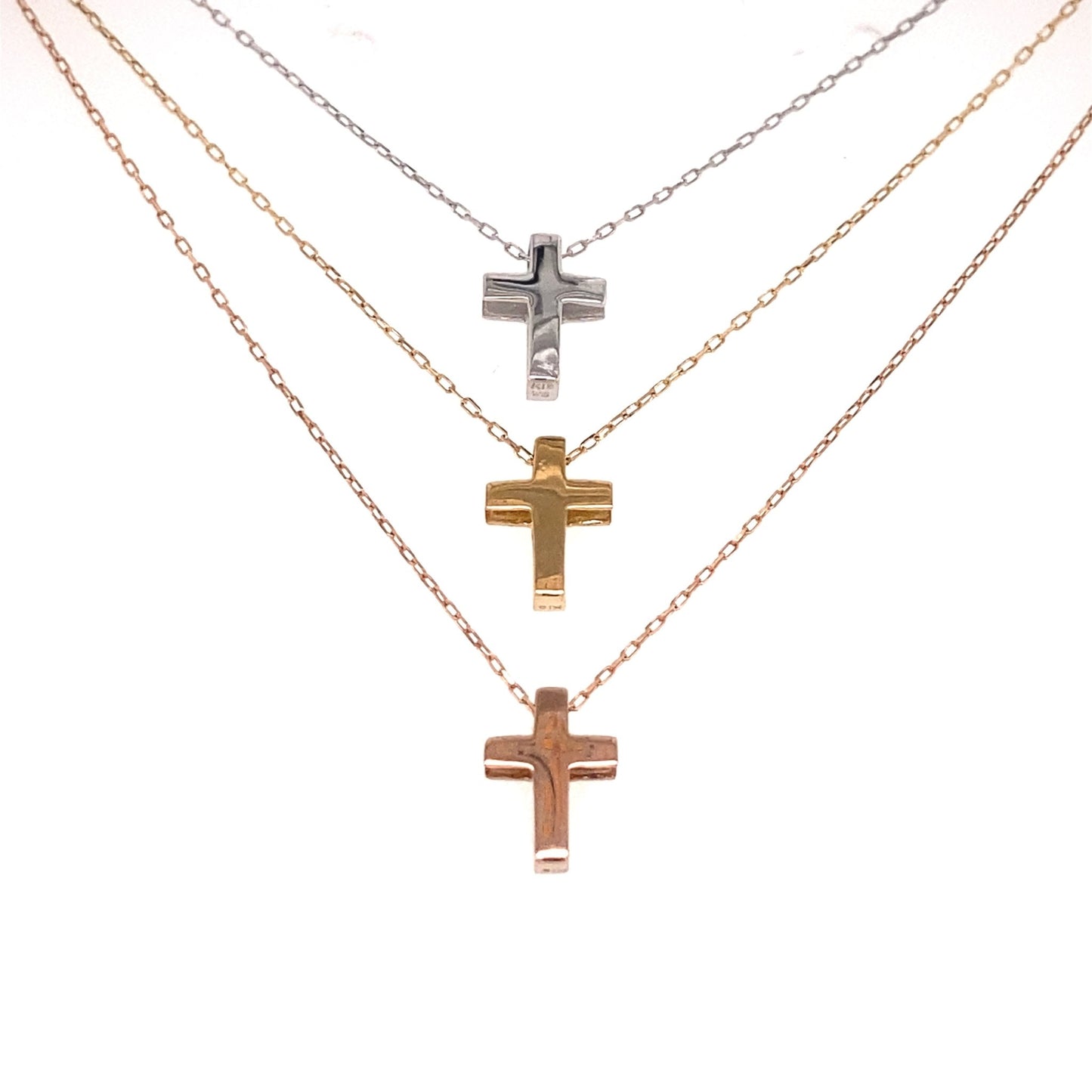 Gold Cross Necklace - JMW Jewelry Wholesale