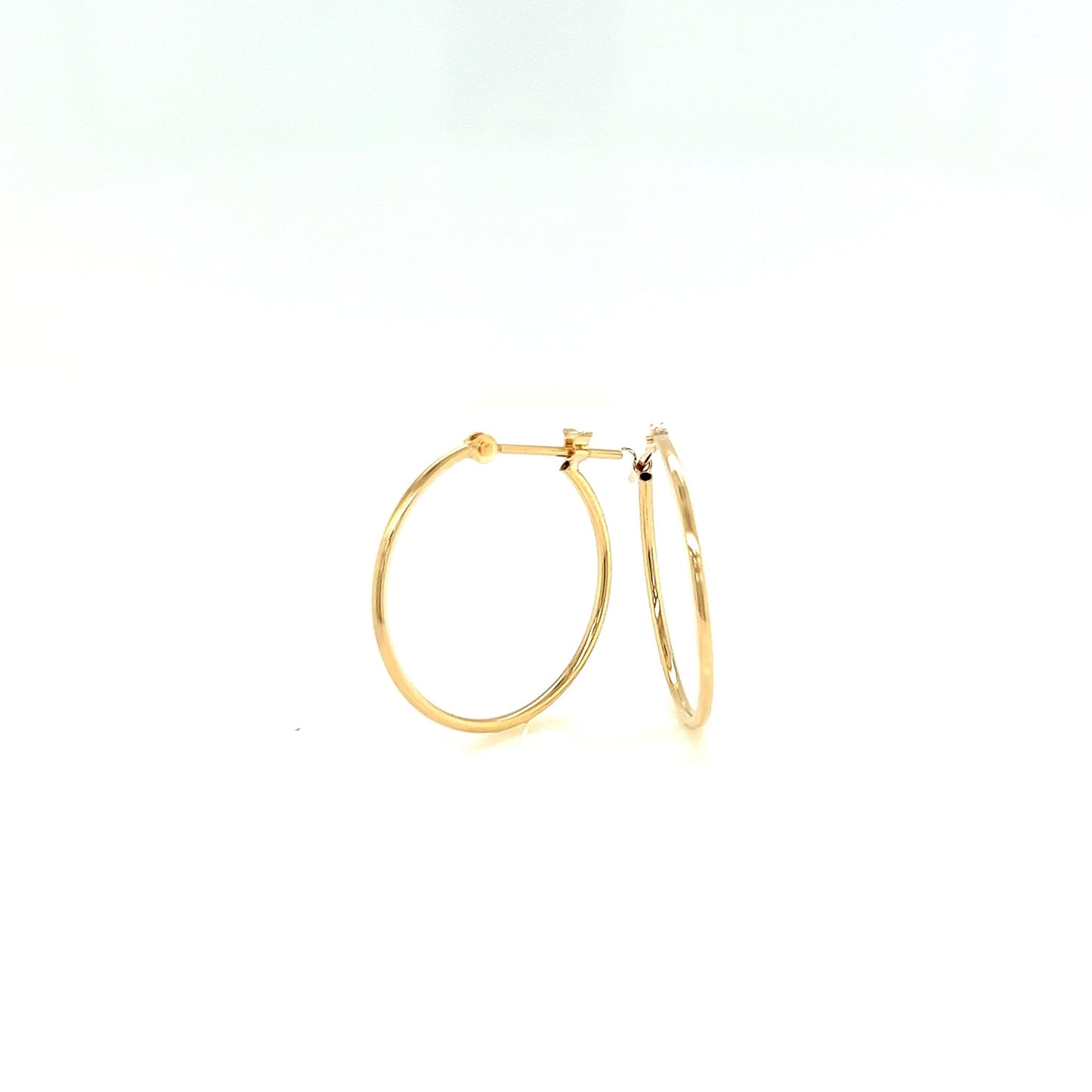 Gold Hoop Earrings M - JMW Jewelry Wholesale