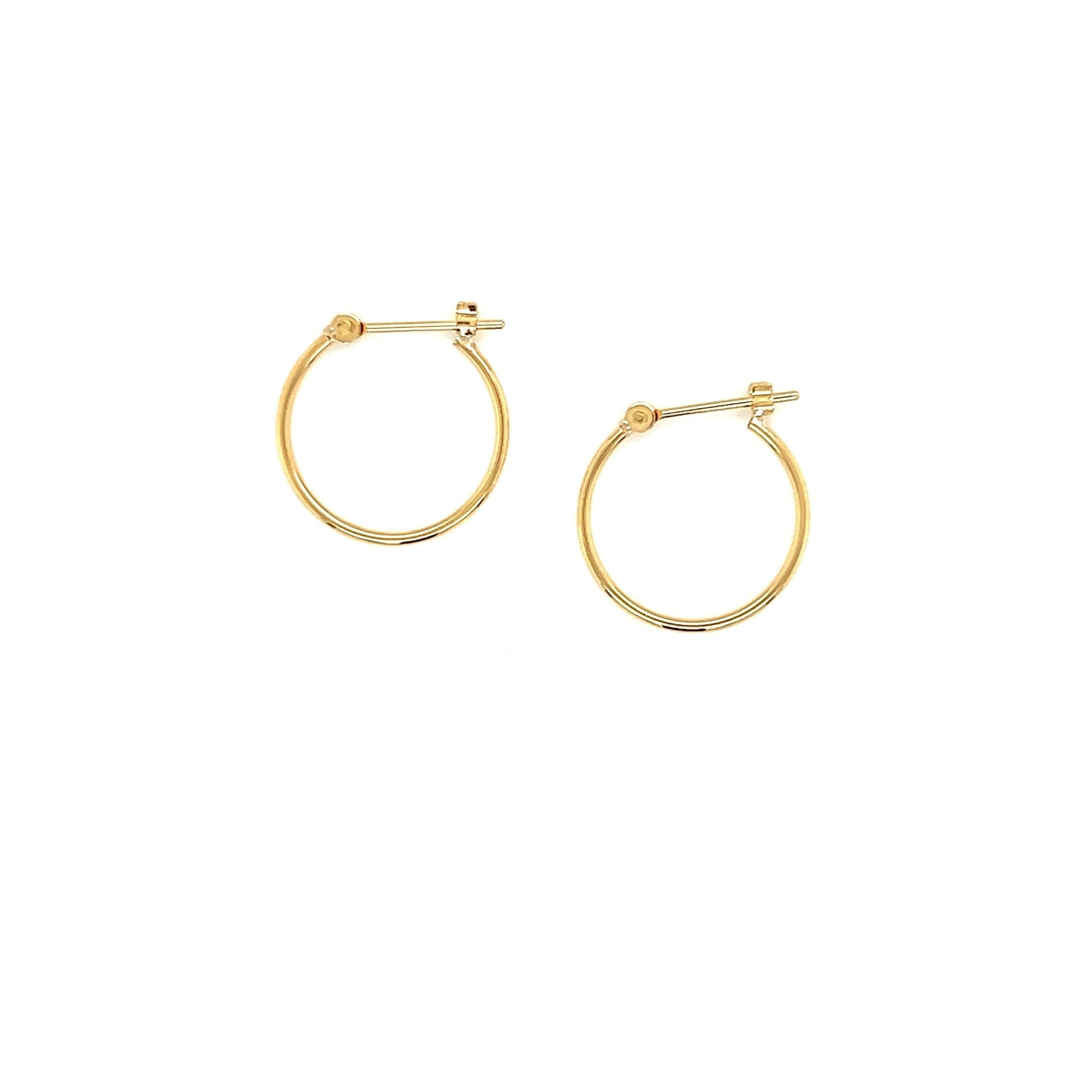 Gold Hoop Earrings S - JMW Jewelry Wholesale