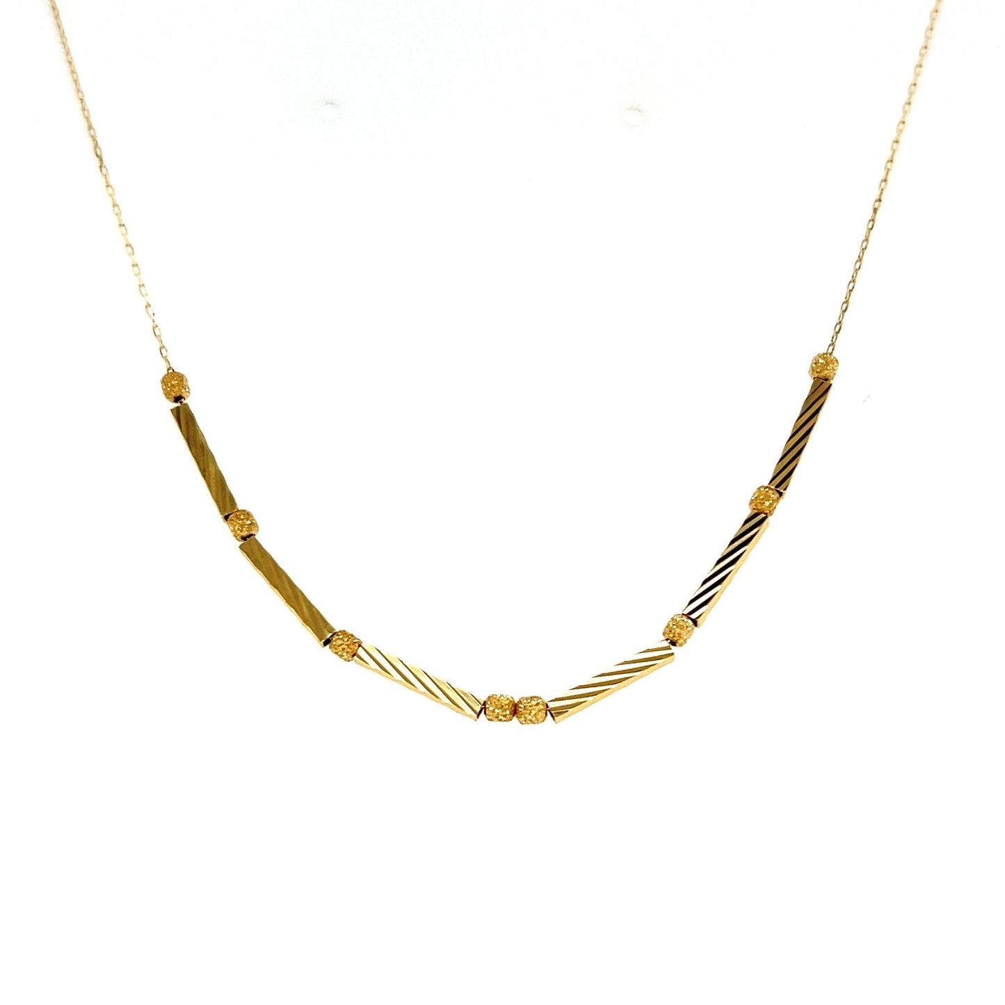 Gold Line Movable Necklace - JMW Jewelry Wholesale